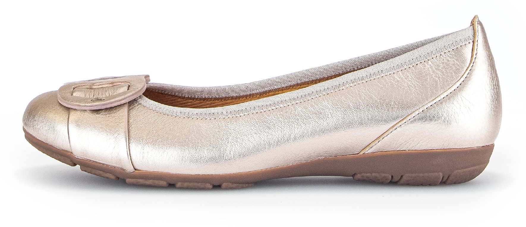 Gabor Ballerina, flache Schuhe, Slipper mit Hovercraft Luftkammern-Laufsohle