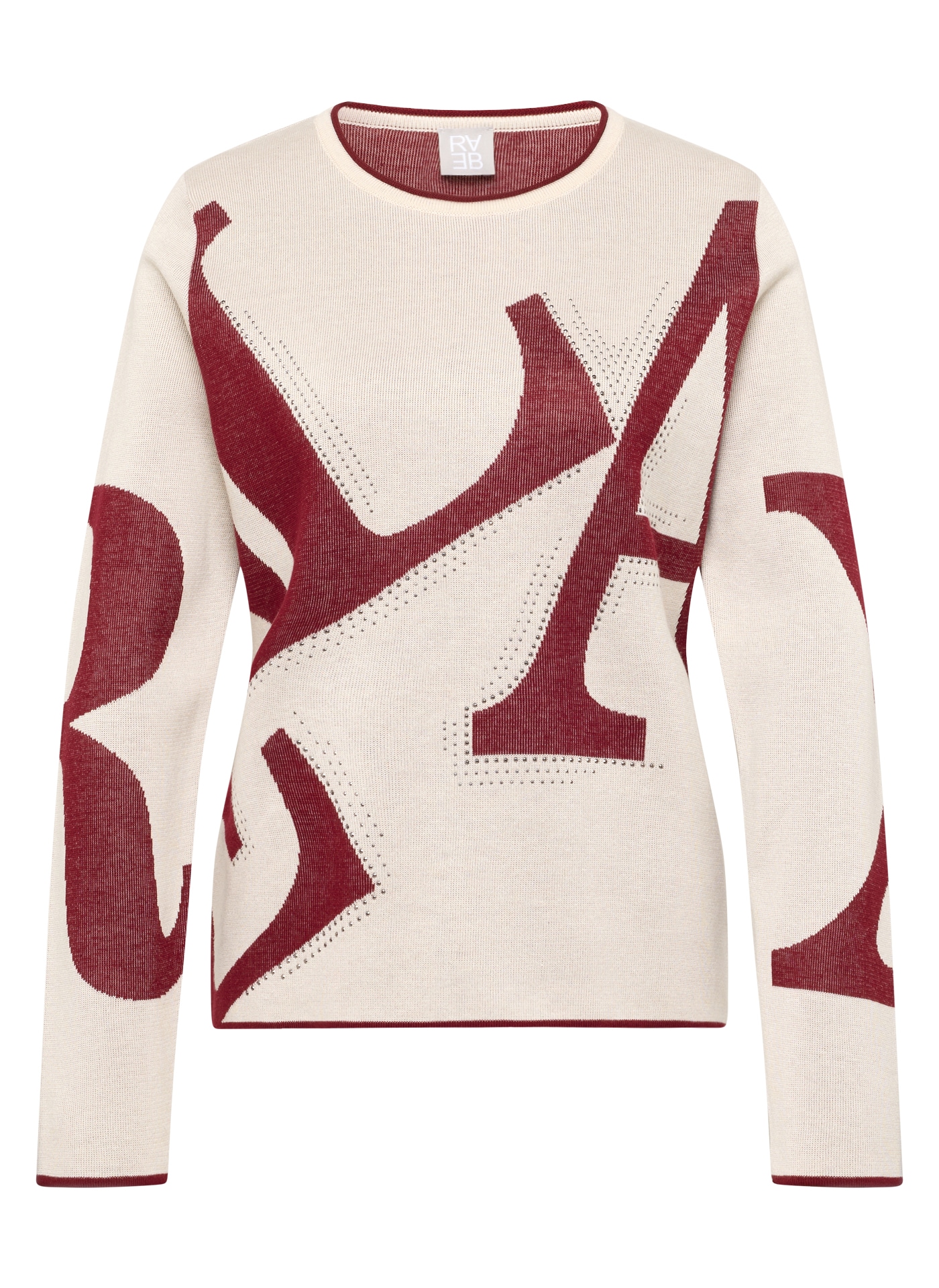 Rabe Strickpullover mit grafischem Muster