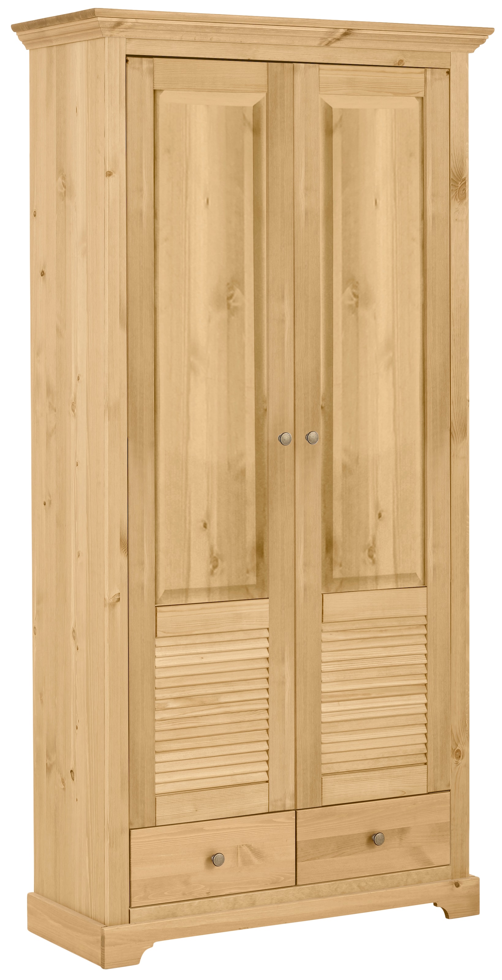 Home affaire Garderobenschrank »Ayanna« Breite 94 cm, 2-türig, aus massiver Kiefer, FSC®