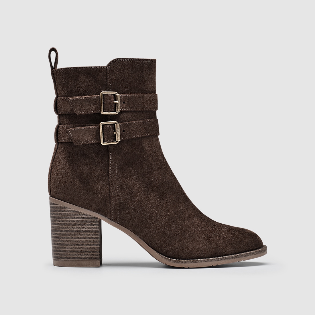 Esprit Stiefelette »LOLINA«  Ankleboots mit Reißverschluss, Blockabsatz und Zierschnallen