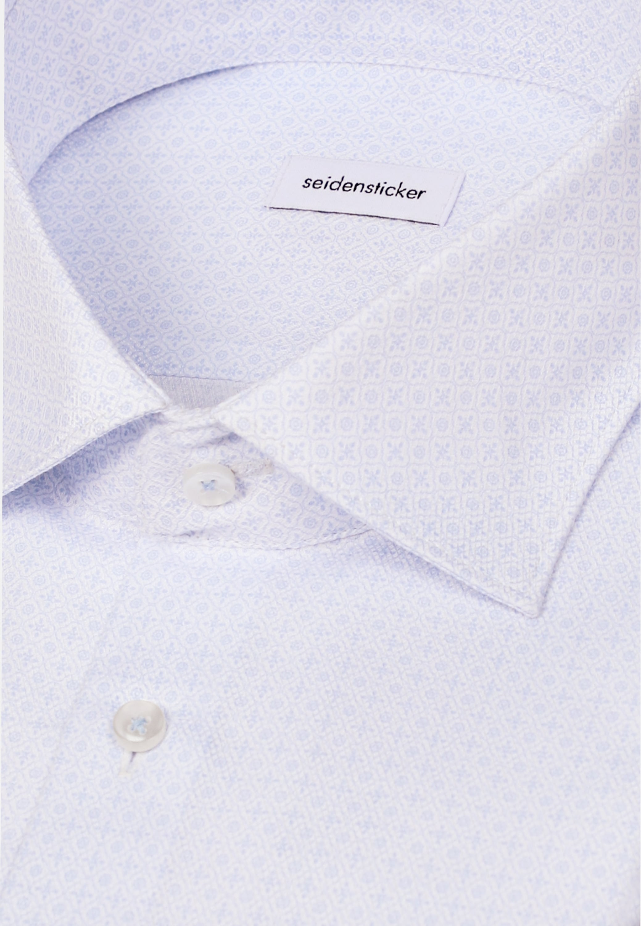 seidensticker Businesshemd »Schwarze Rose« Slim 1/1 Extra lang Kentkragen Druck