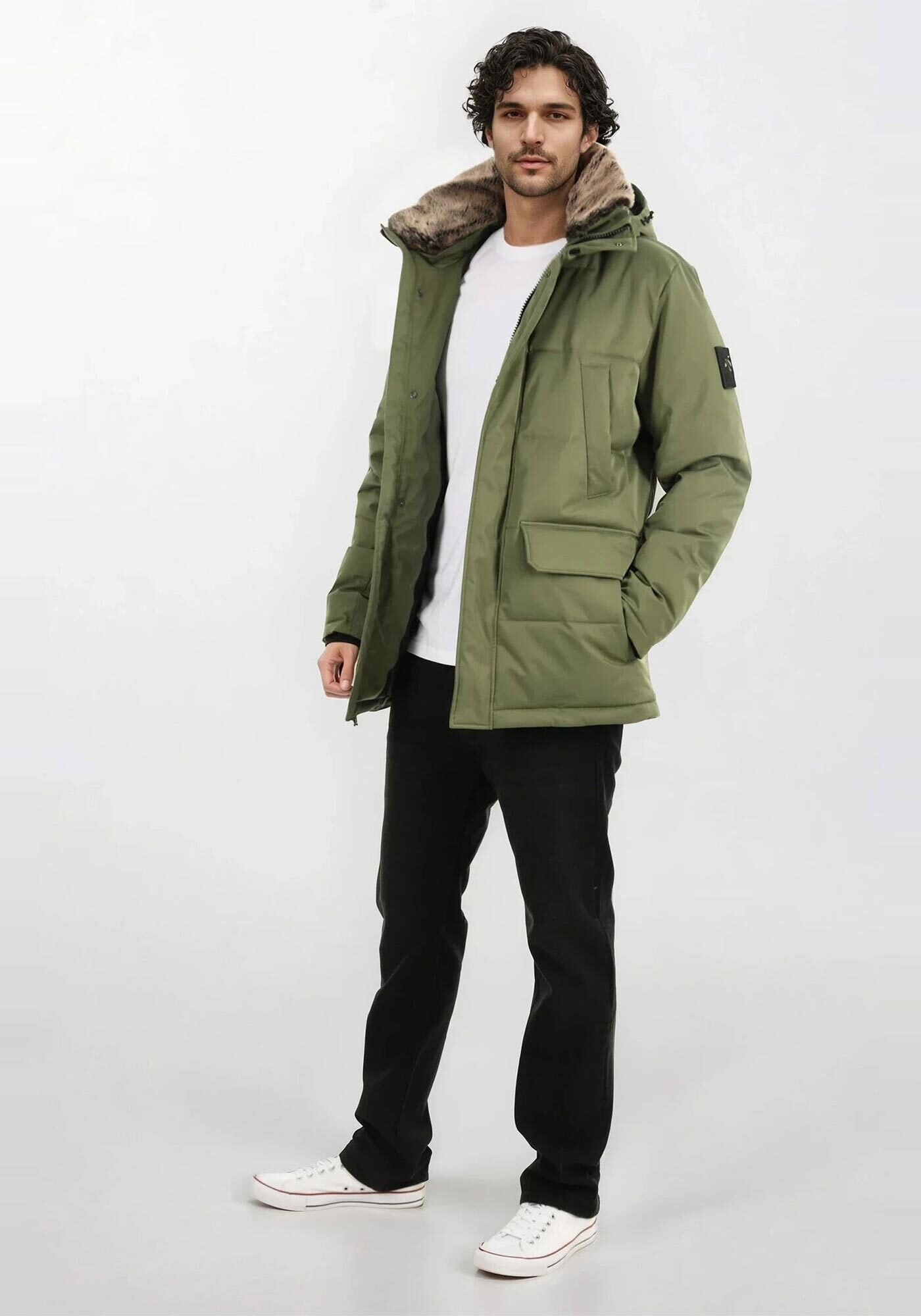 Alessandro Salvarini Winterjacke »A. Salvarini warme Herren Winterjacke wasserabweisend AS456«