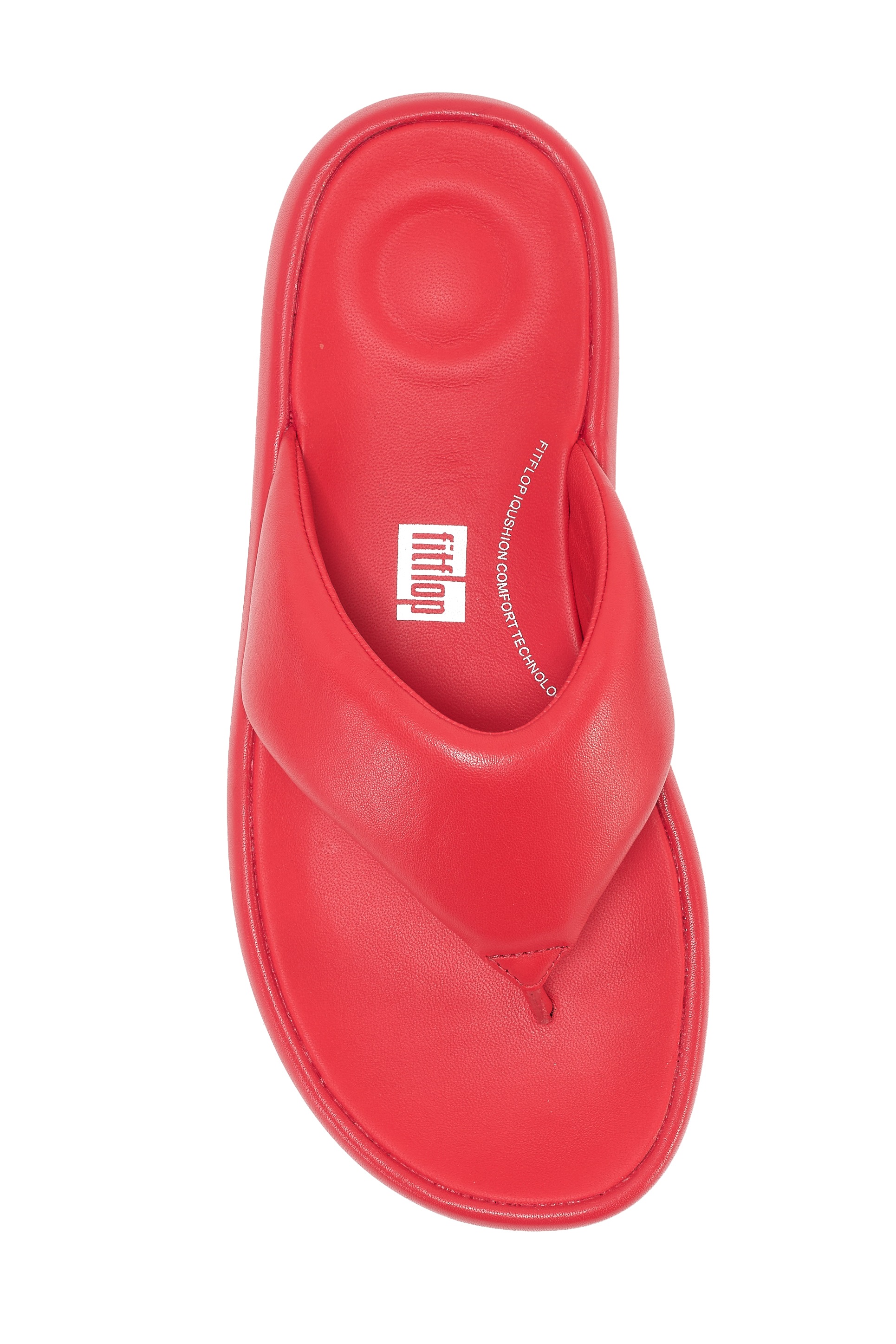 Fitflop Zehentrenner »iQUSHION D-LUXE«, Flats, Slides, Sandale mit weichem Zehensteg
