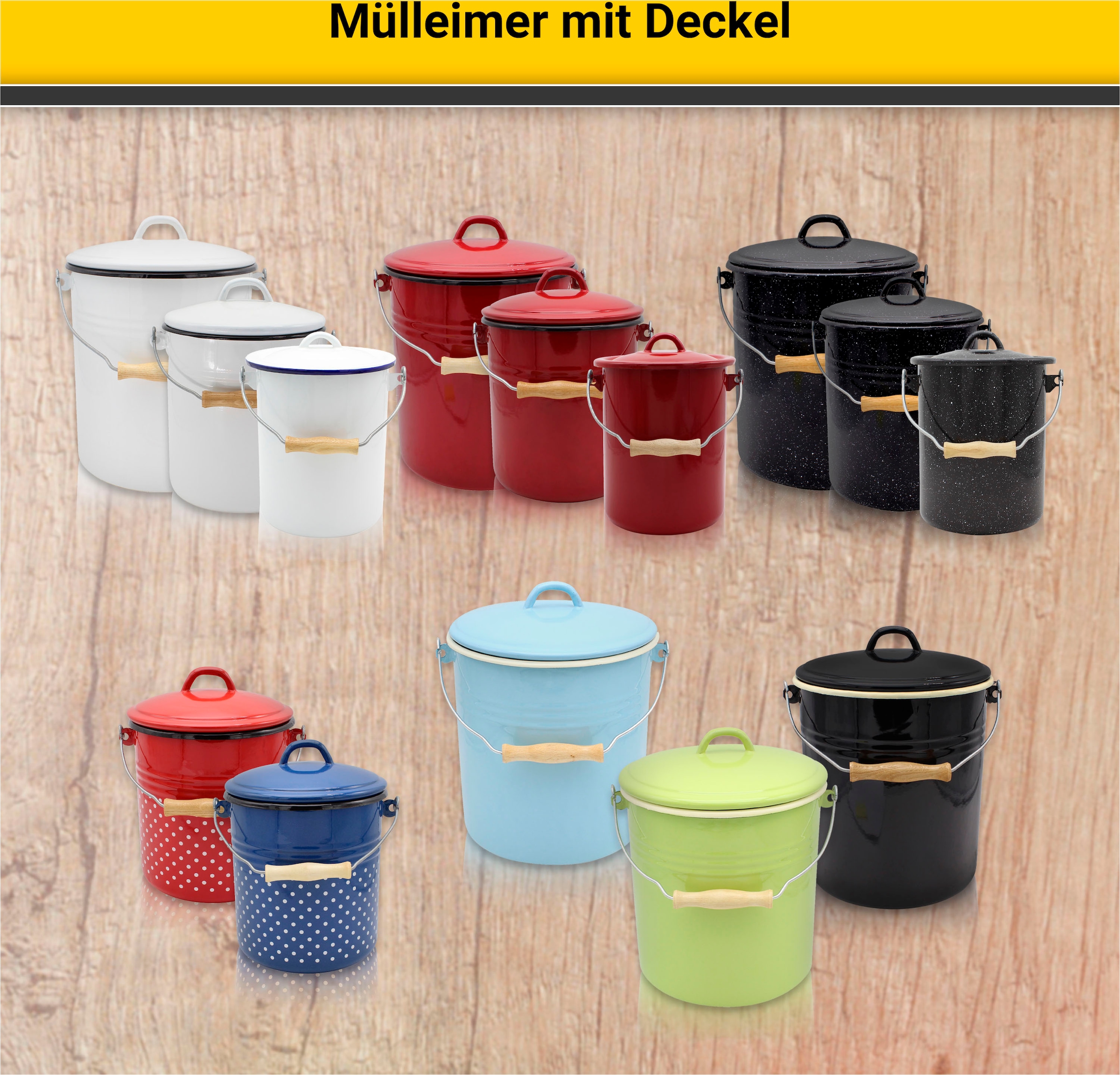 Krüger Mülleimer, schnitt- / kratzfeste Oberfläche, bakterienabweisend, extrem langlebig