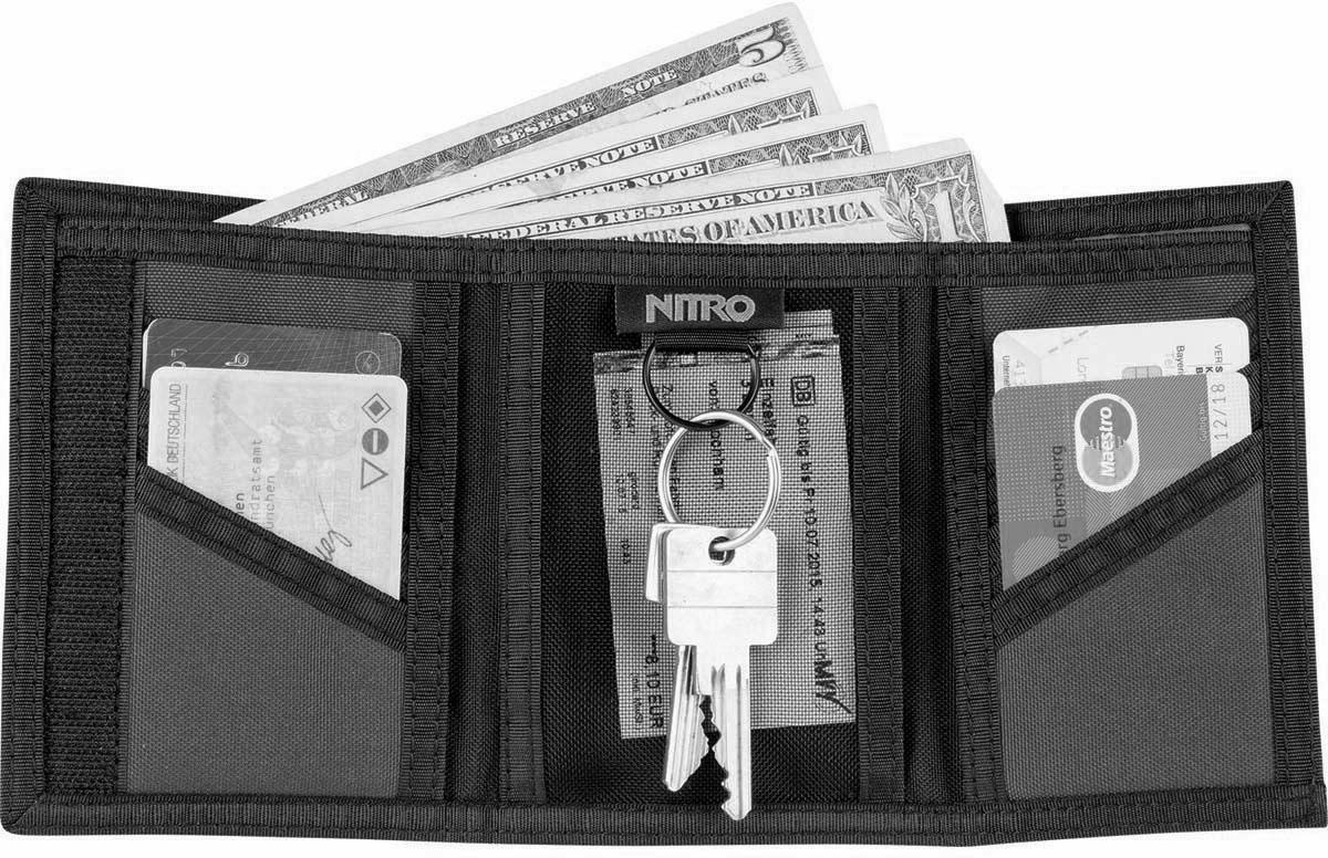 NITRO Geldbörse Etui bei Münzen Scheine für »Wallet«, Geldbeutel, und Portmonaie, ♕ Wallet