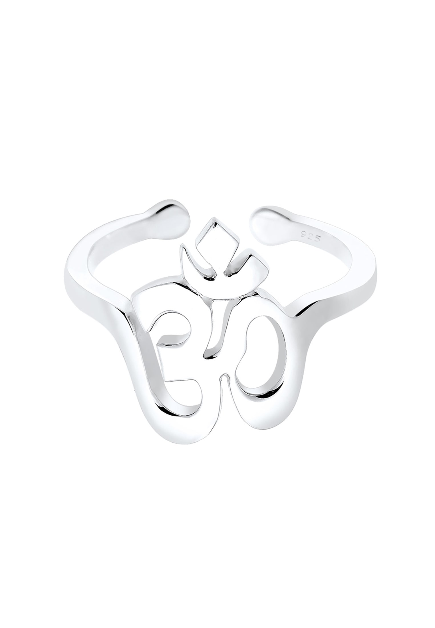 Elli Silberring »Ring Om Kraftsymbol Talisman 925 Sterling Silber«
