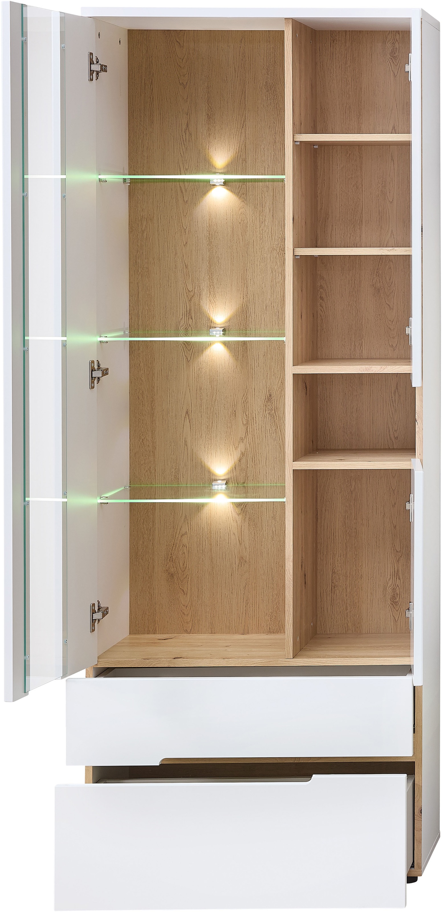 Innostyle Vitrine »Memphis Vitrine, 110x40x65cm (B/H/T)«, (1 St.)