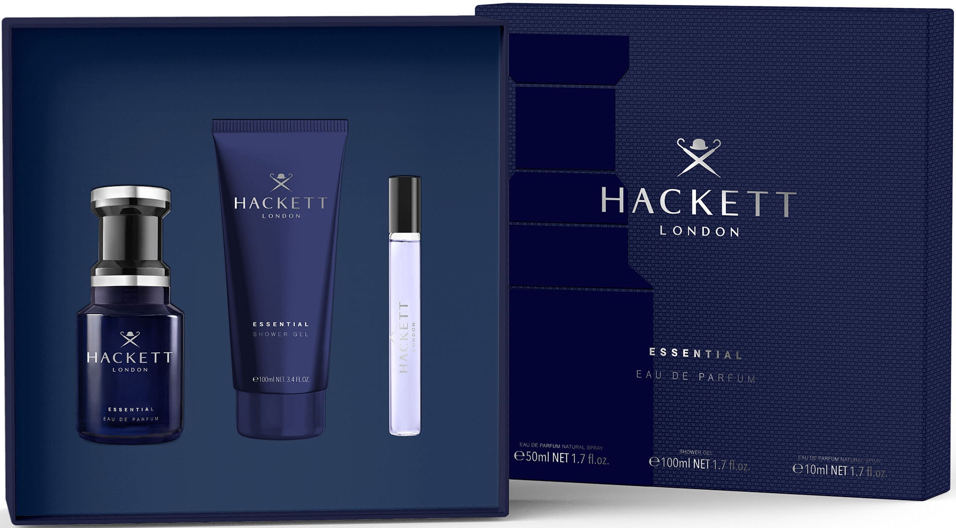 Hackett London Duft-Set »HACKETT BESPOKE Gift Set EdP 50ml + Deo Stick 75gr«, (Set, 2 tlg.)