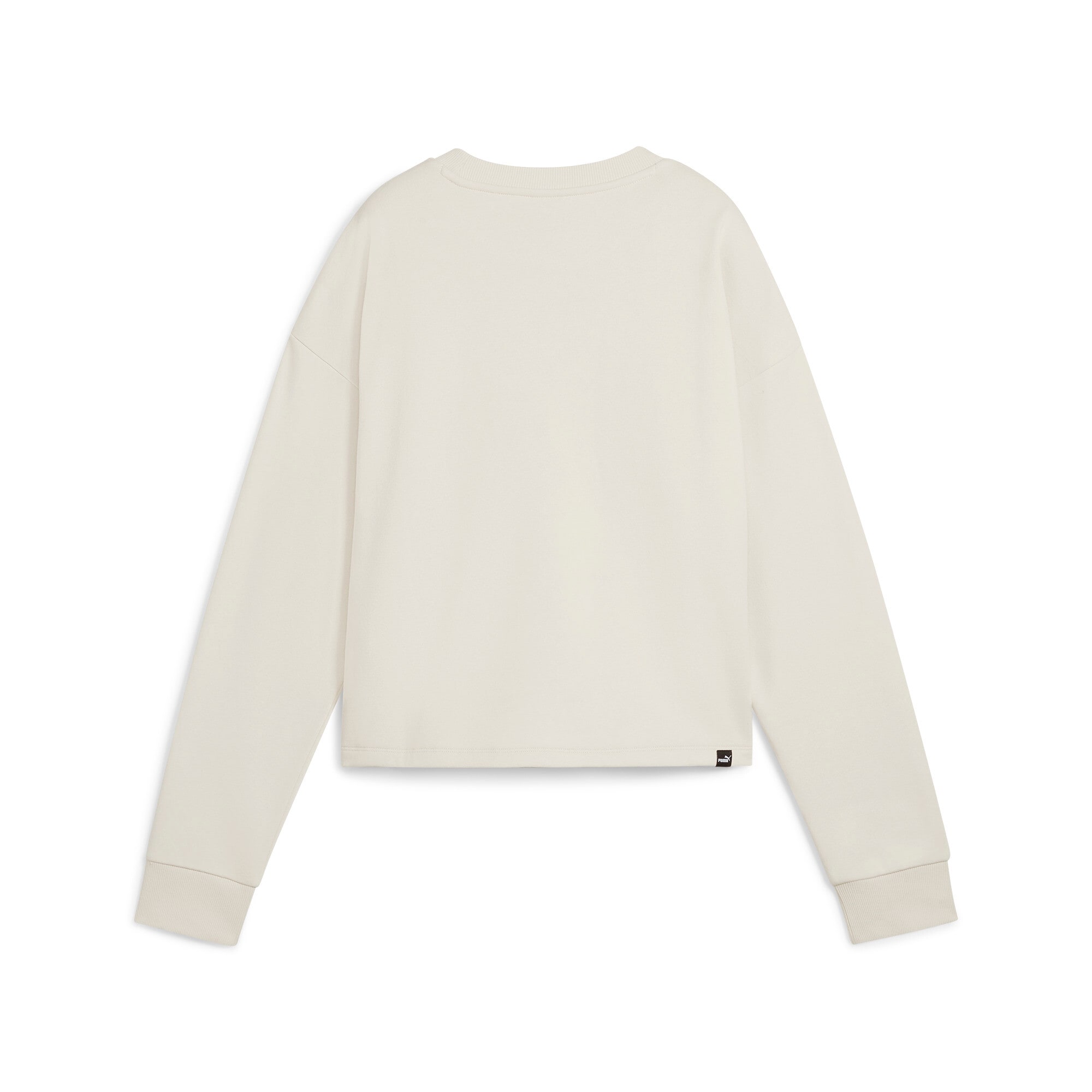 PUMA Langarmshirt »ESS+ CLASS ACT CREW FL« sportlicher Relaxed Fit, Rundhalsausschnitt, aus Baumwollmischung