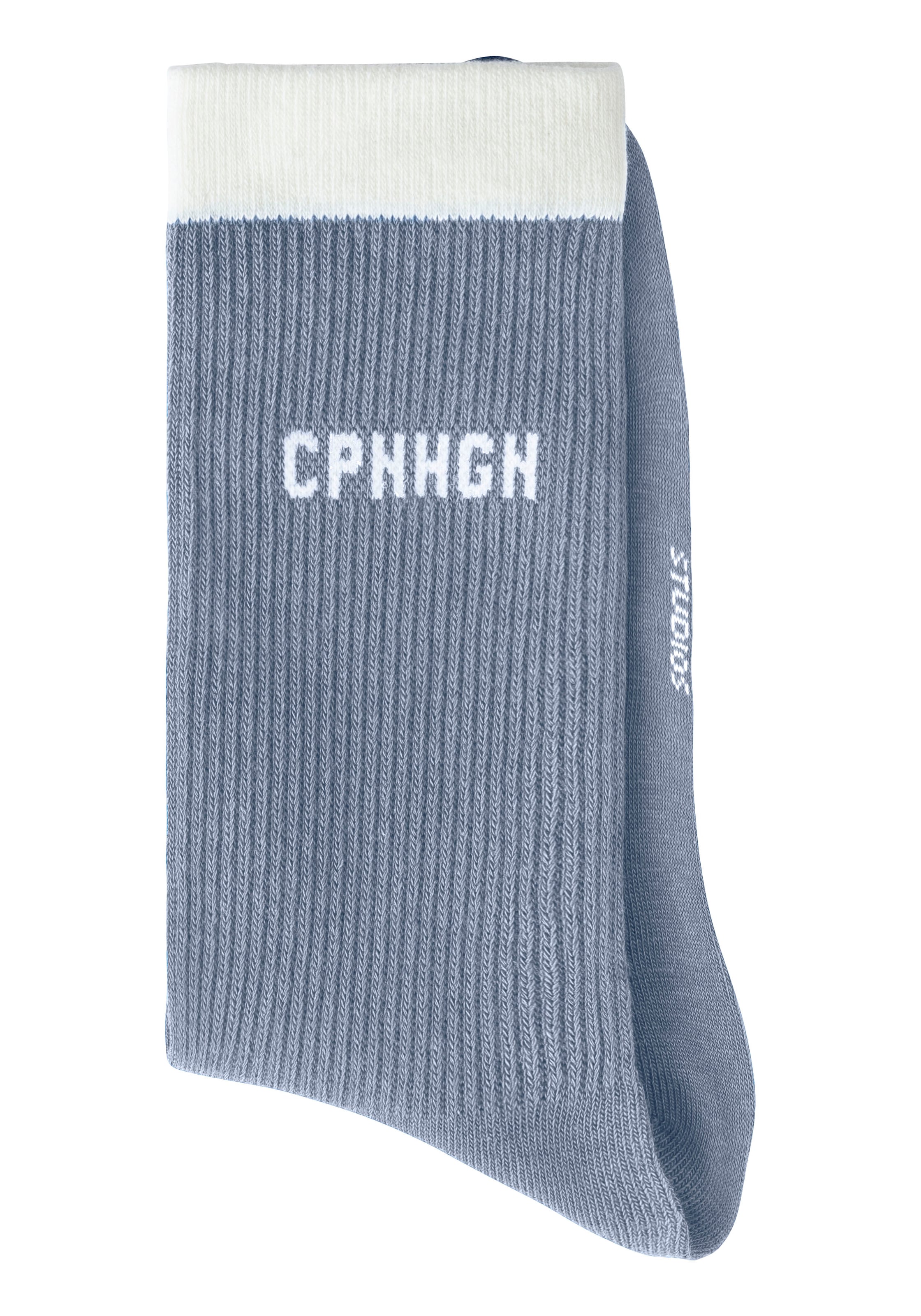 Copenhagen Studios Tennissocken, (Packung, 2 Paar), mit kontrastfarbenem Bund