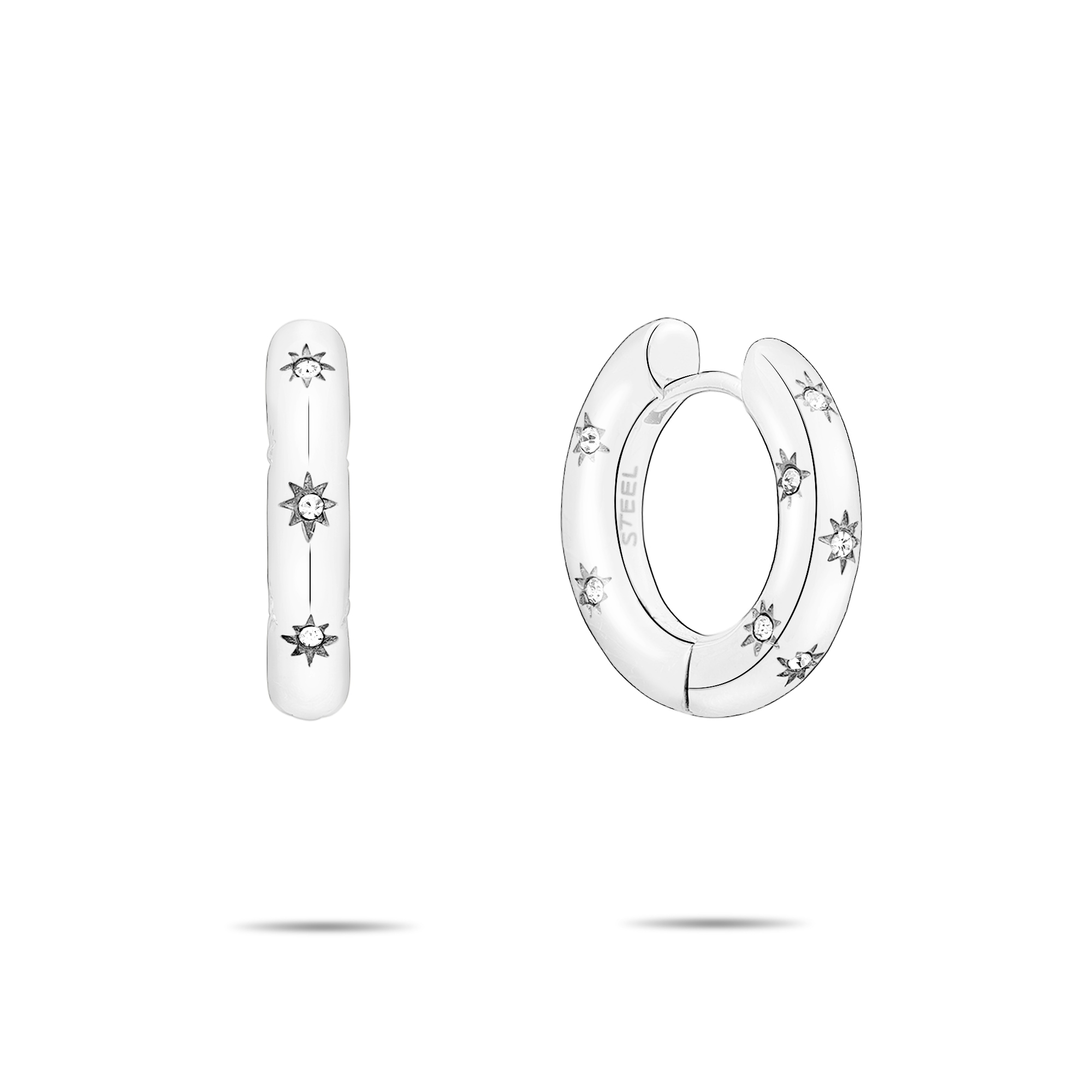 Tamaris Paar Creolen »Schmuck Geschenk Creolen mit funkelnden Steinchen Little Twinkle« mit Zirkonia (synth.)