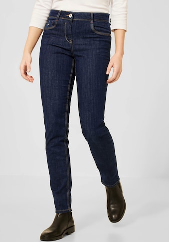 Cecil Slim-fit-Jeans »Style Toronto«, mit Herz-Niete & Logo über der Eingriffstasche kaufen