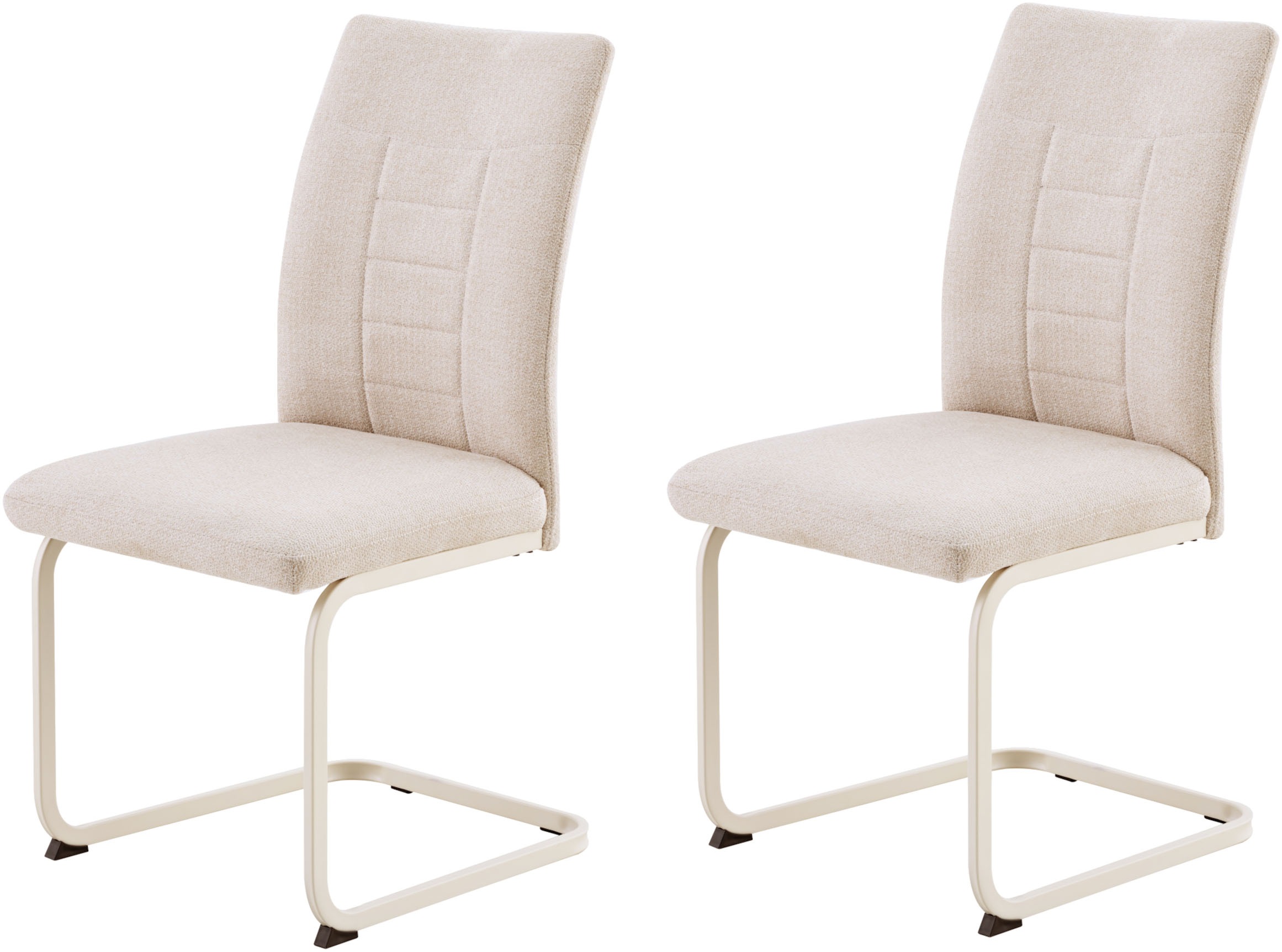 HELA Freischwinger "AUGUSTA" (Set) 2 Stk.Schwinger, XL-Sitzbreite, Wellenfederung, 140kg belastbar
