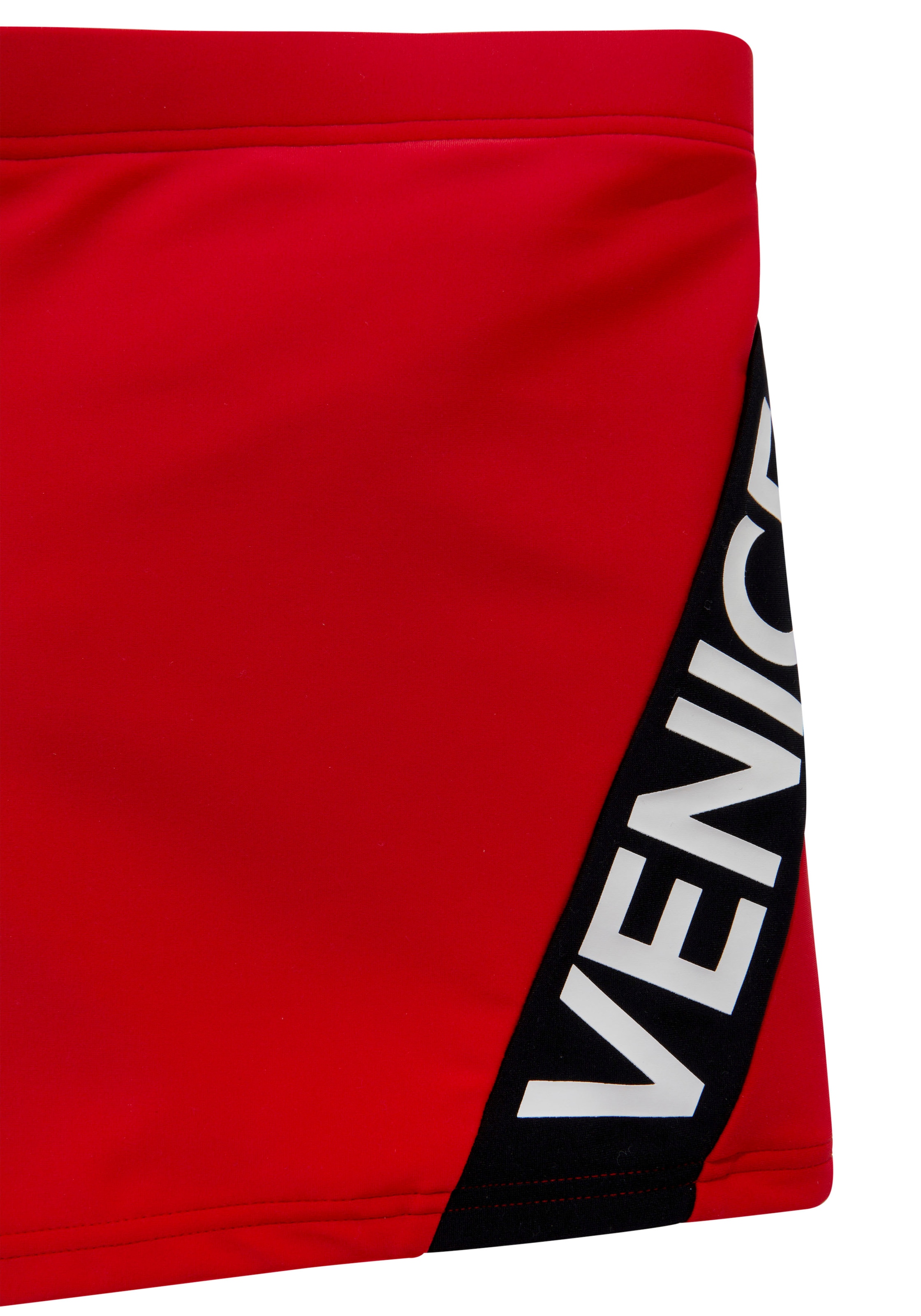 Venice Beach Boxer-Badehose mit Logo-Schriftzug