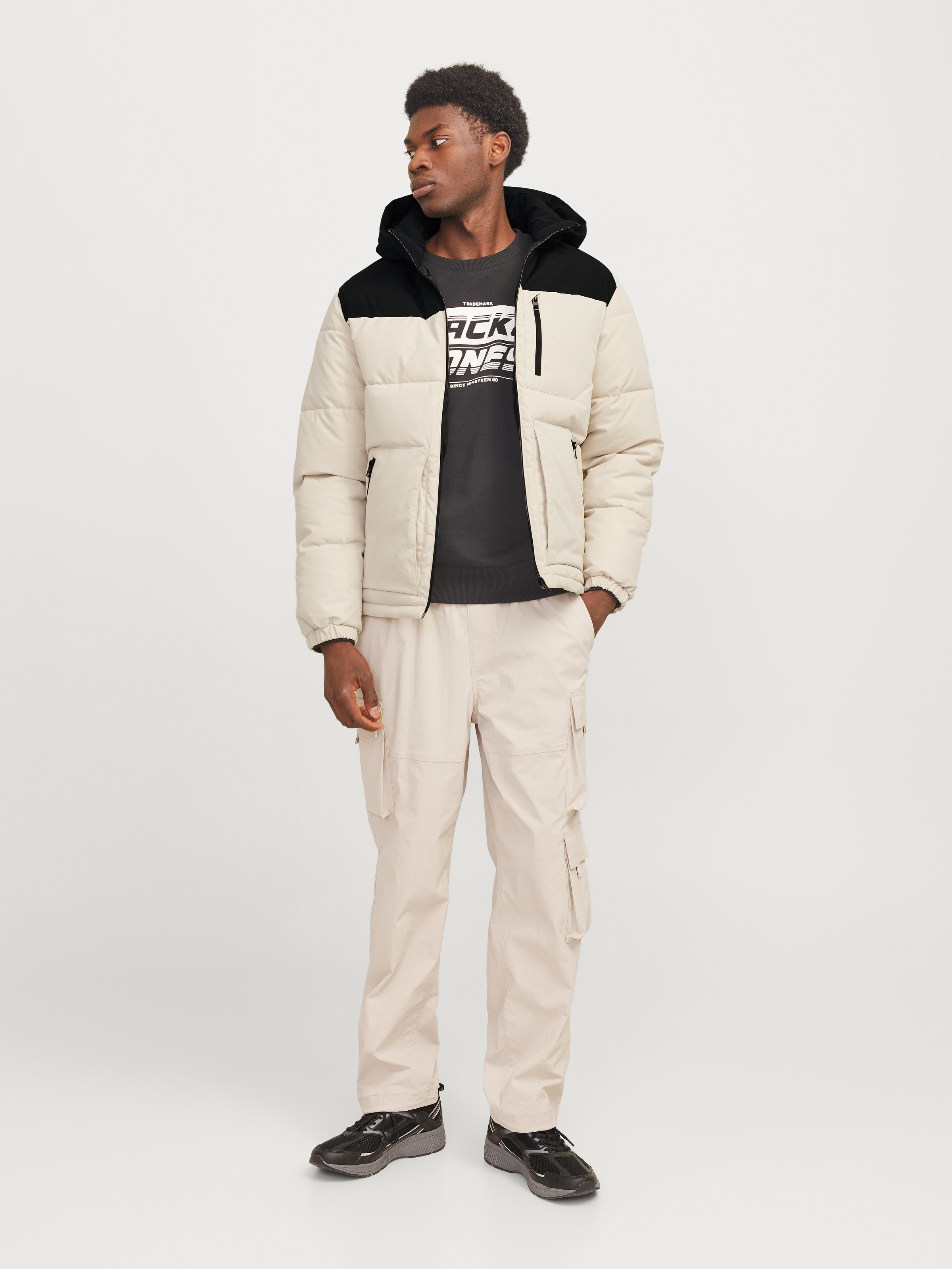 Jack & Jones Steppjacke »JJEOTTO PUFFER JACKET SN«, mit Kapuze