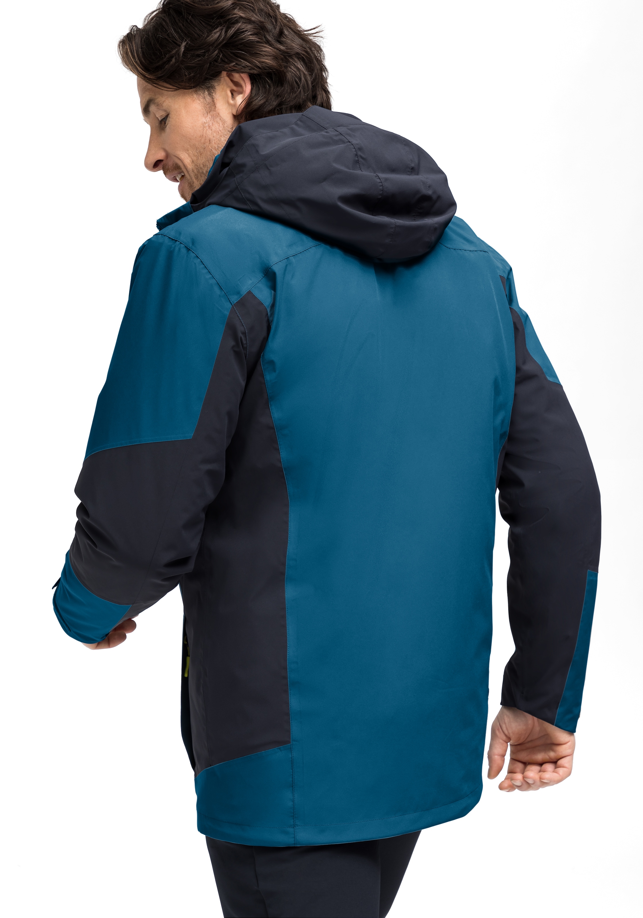 Maier Sports 3-in-1-Funktionsjacke »Ribut M« funktionale Doppel-Jacke für Wanderungen und Ausflüge