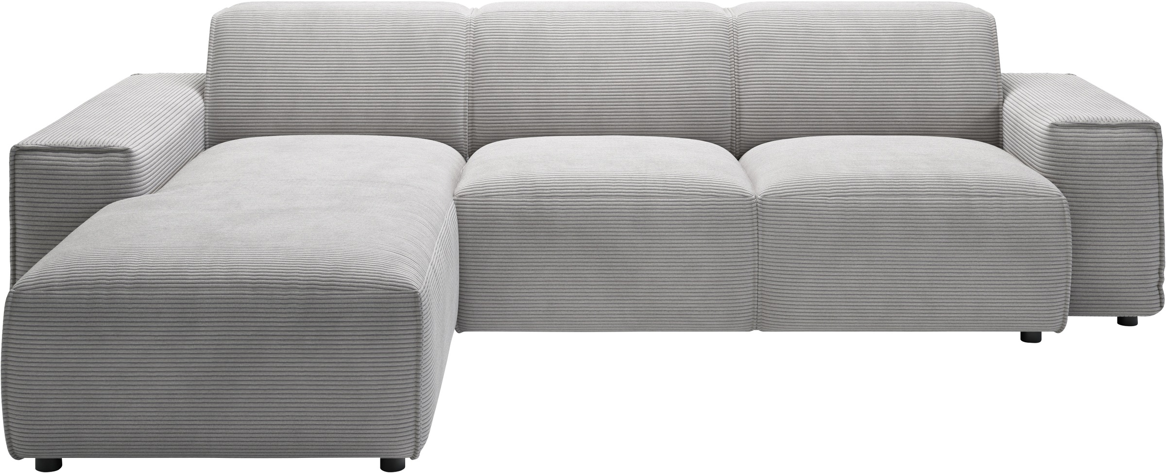 andas Ecksofa »Glimminge L-Form auch in Breitcord, Feincord + Easy care-Bezug,«, Breite 264, Zierkissen