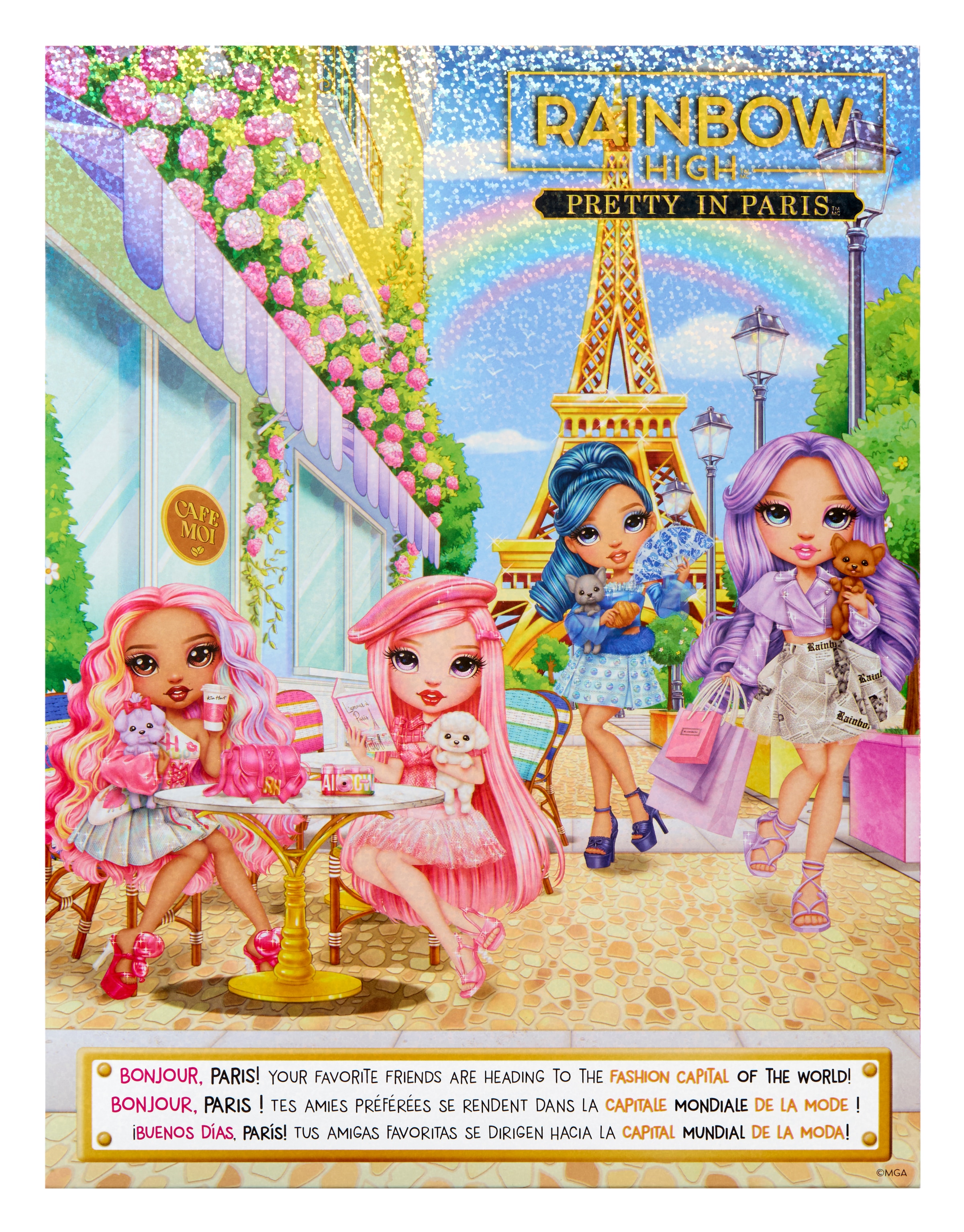 RAINBOW HIGH Anziehpuppe »Rainbow High Pretty in Paris Fashion Doll- Bella«