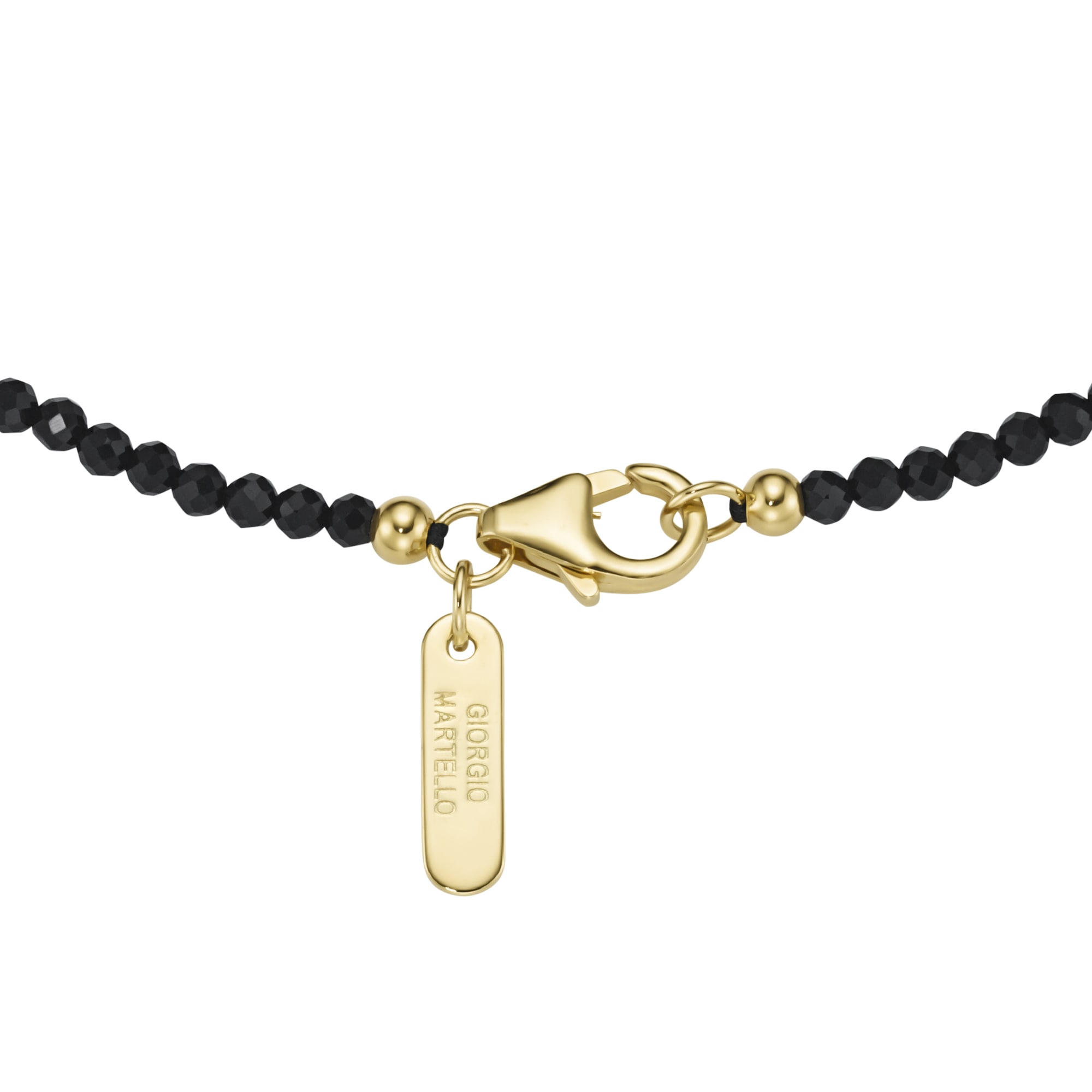 GIORGIO MARTELLO MILANO Collier »Collier mit Süßwasser-Perlen und Ziersteinen, Silber 925«