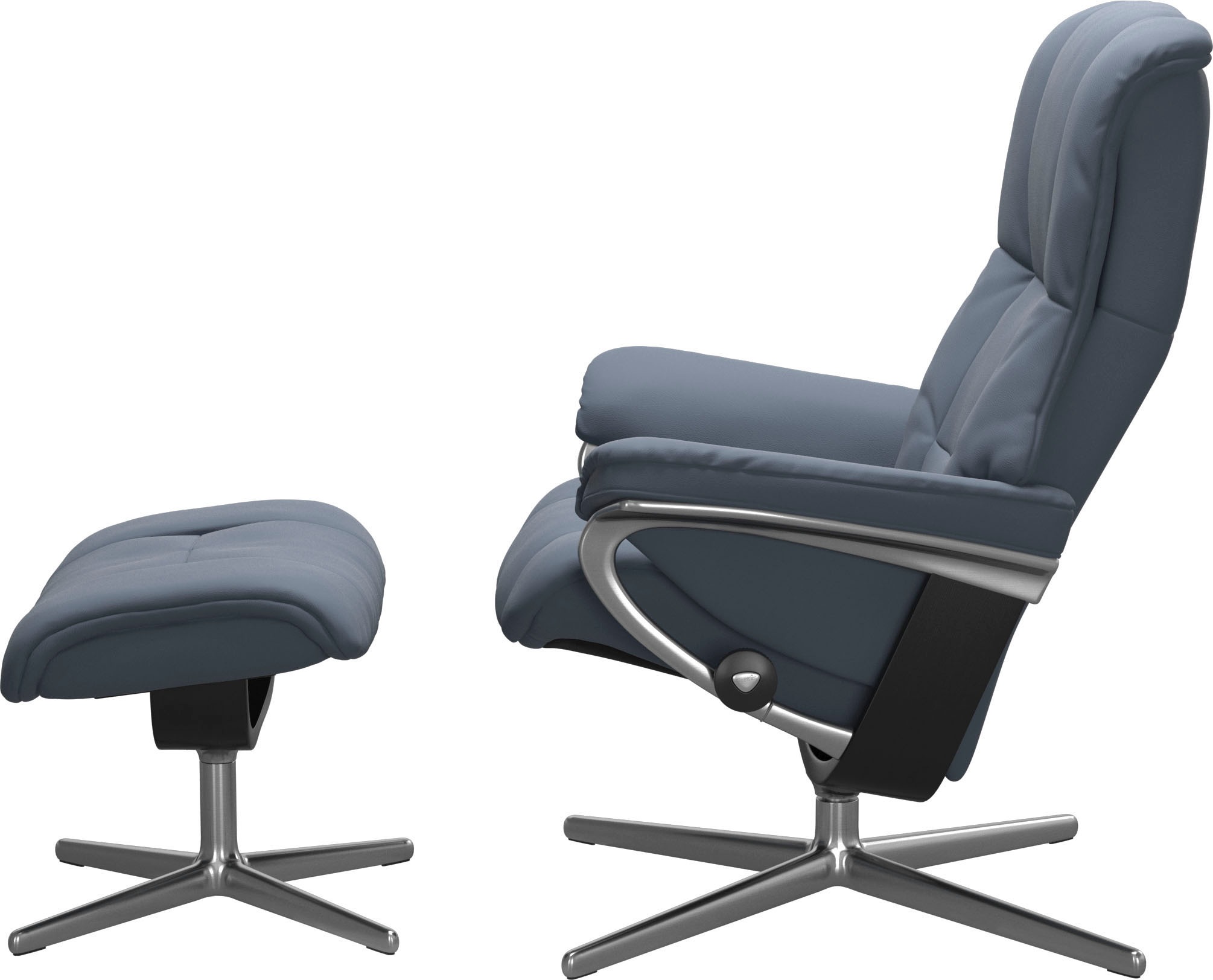 Stressless® Relaxsessel »Mayfair«, mit Cross Base, Größe S, M & L, Holzakzent Schwarz