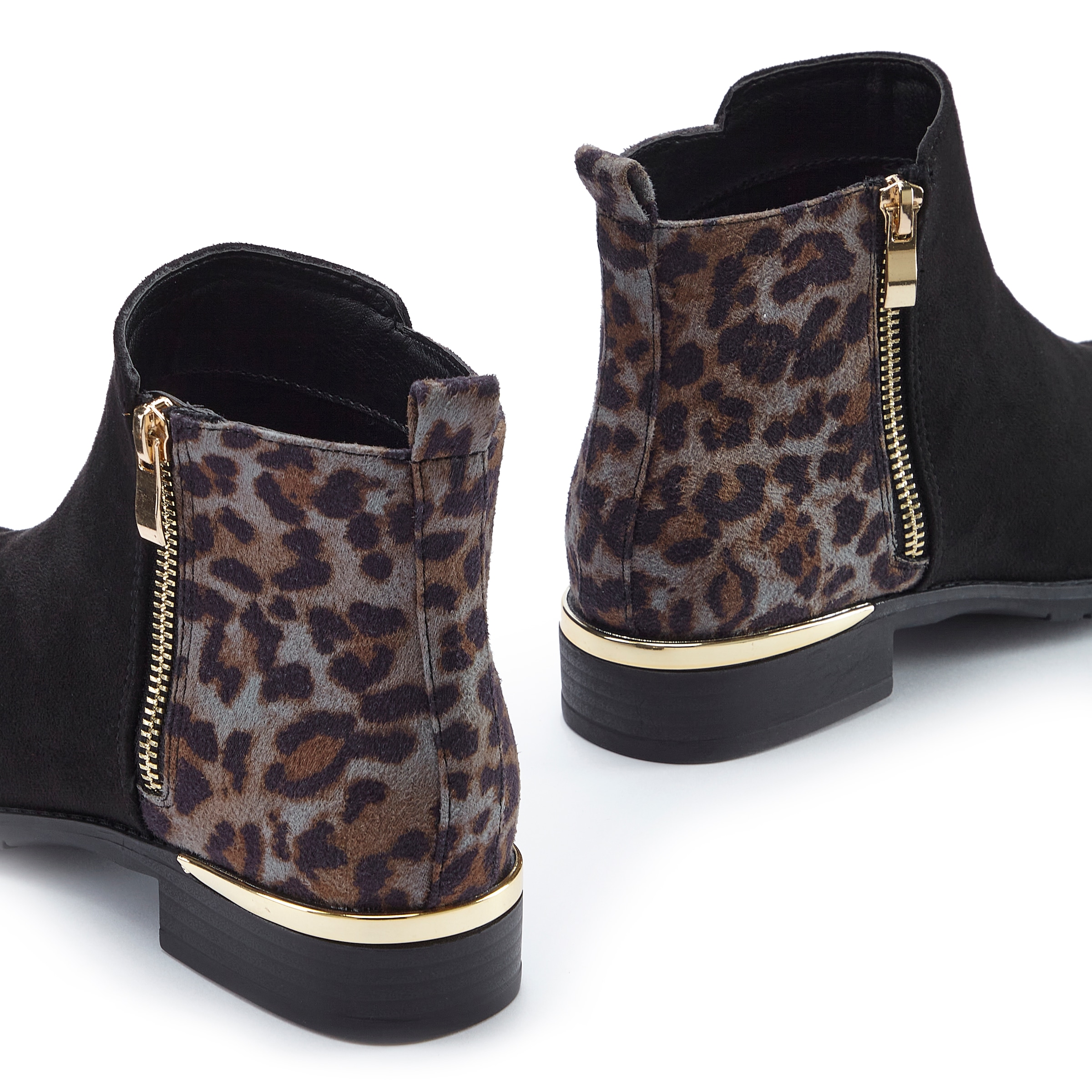 LASCANA Stiefelette »Ankle Boots, Stiefel«  mit Leo-Print VEGAN