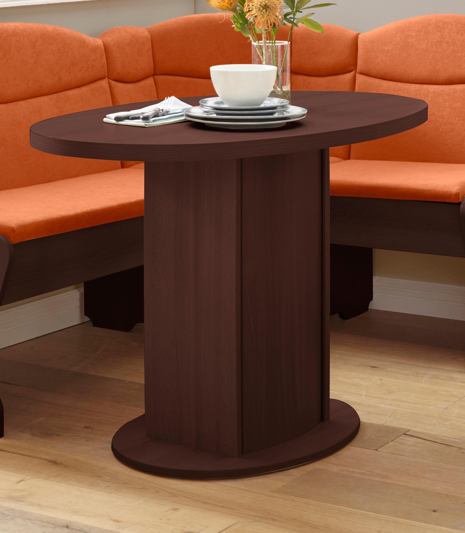 INOSIGN Säulen-Esstisch »Apollon 2«, Breite 90 cm, oval