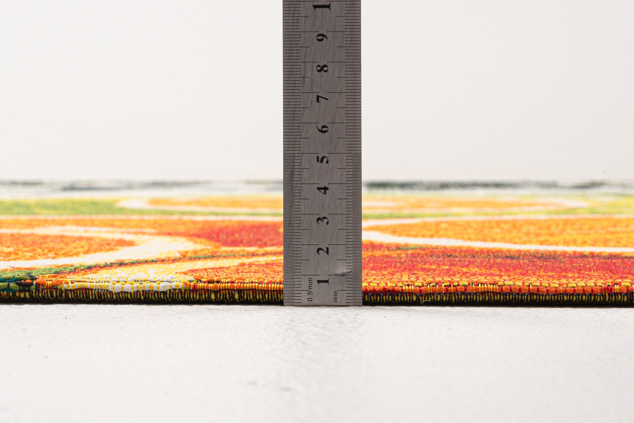Sansibar Teppich »Rantum Beach 002« rechteckig 5 mm Höhe Flachgewebe, modernes Sommer Design, In- und Outdoor geeignet