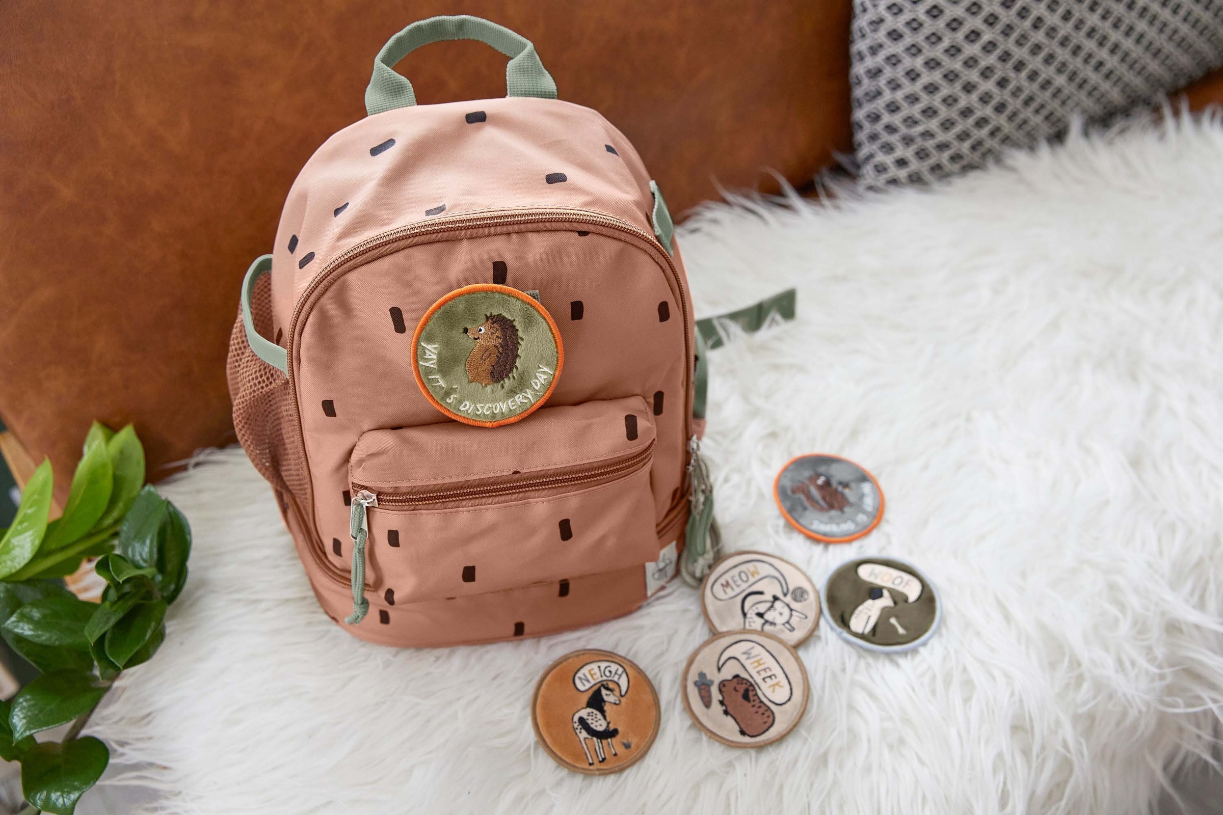 LÄSSIG Kinderrucksack »Happy Prints, Caramel« bestellen Mini Backpack, bequem