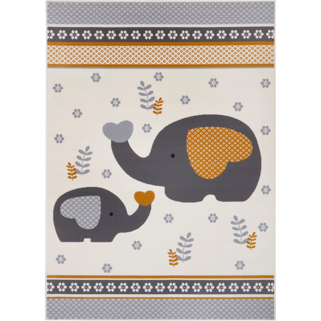 HANSE Home Kinderteppich »Happy Elefant«, rechteckig