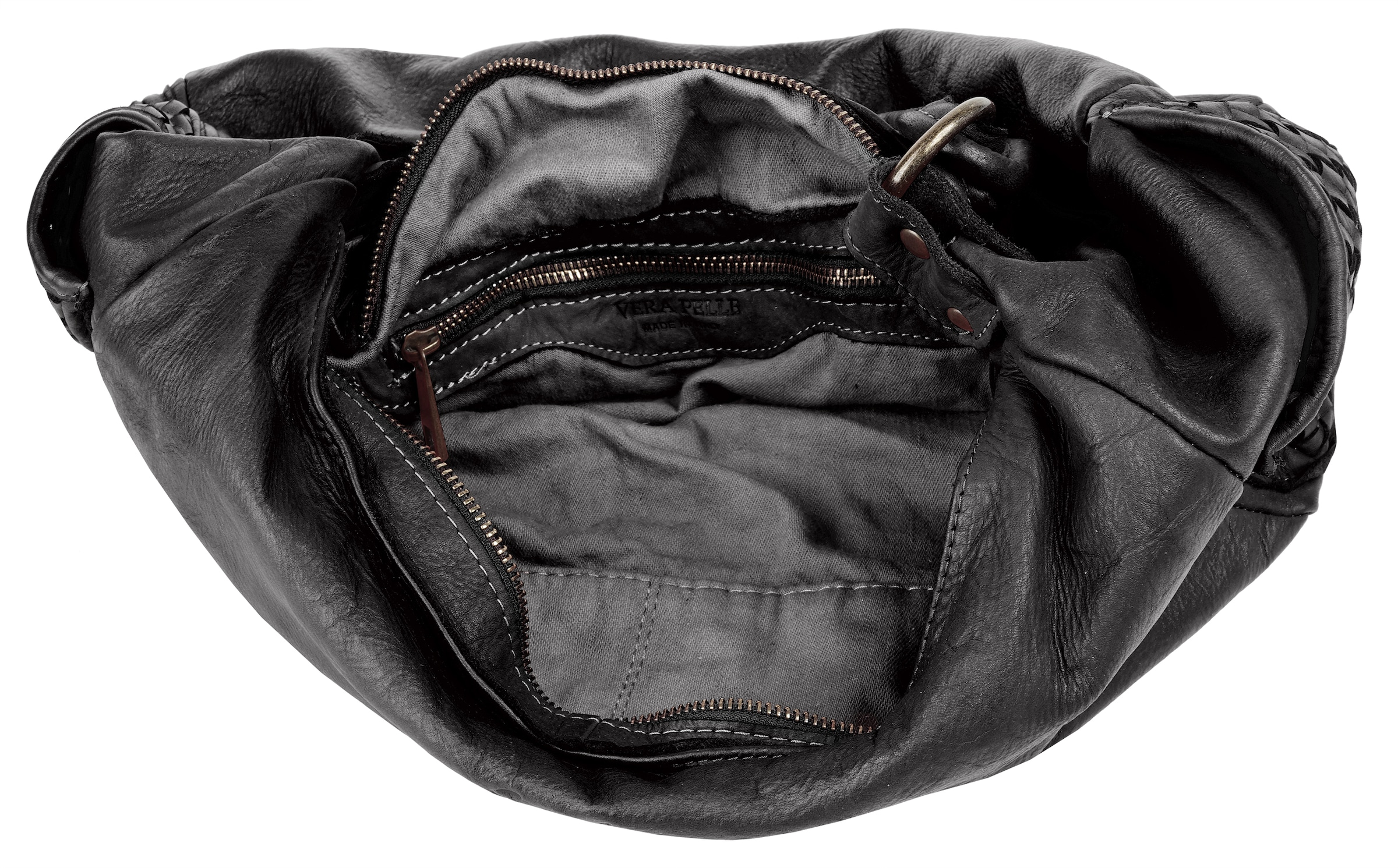 Samantha Look Henkeltasche, echt Leder, Made in Italy