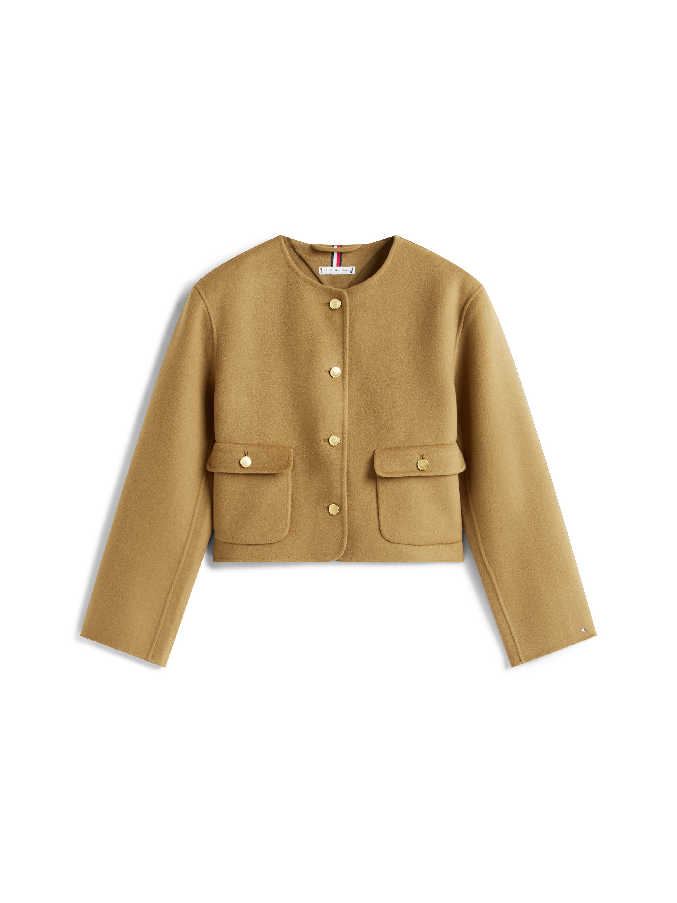 Tommy Hilfiger Kurzjacke »DF WOOL BLEND REG LADY JACKET«, mit Wolle