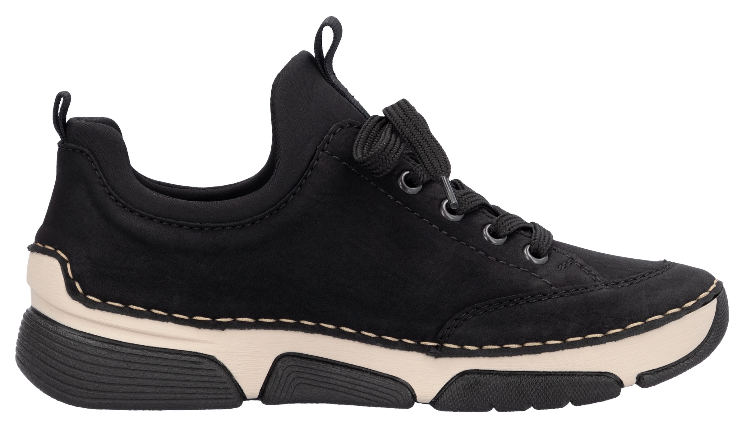 Rieker Slip-On Sneaker, Schlupfschuh, Halbschuh, Freizeitschuh mit weicher Innensohle