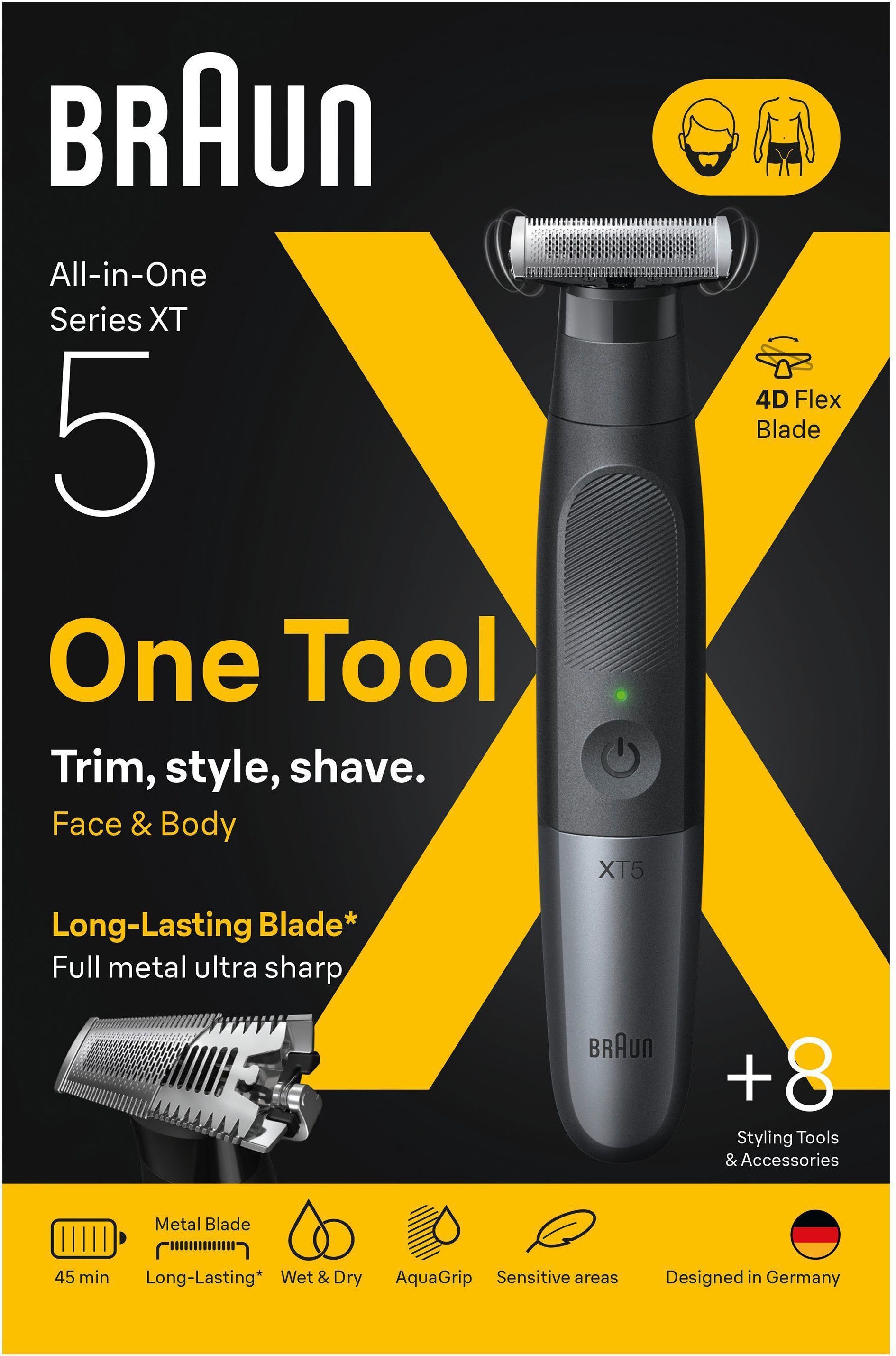 Braun Haarschneider »Series X XT5200« wasserdicht, 4D-Flex-Klinge