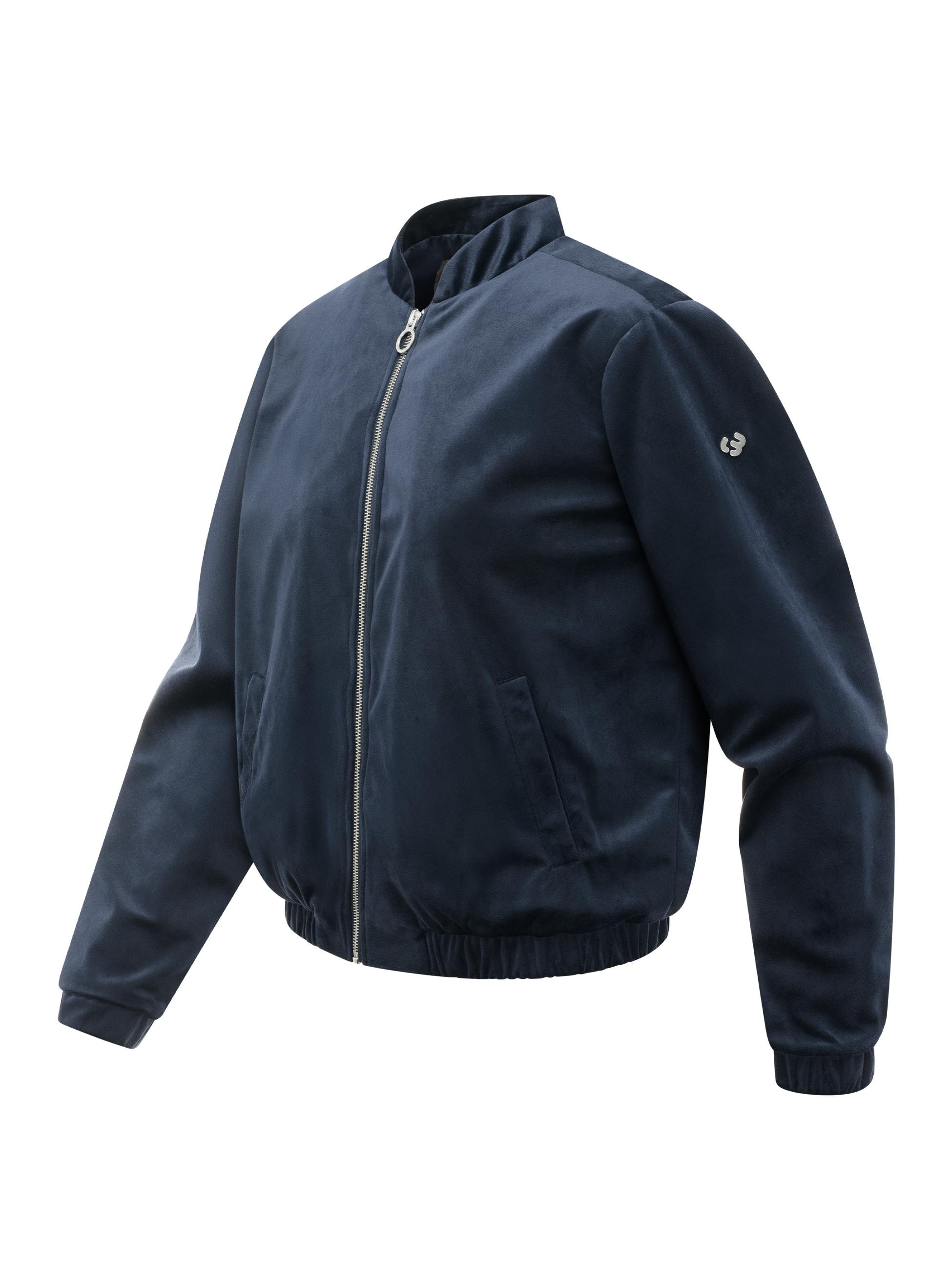 Ragwear Bomberjacke »Bomberjacke Velvetie« ohne Kapuze Modische Blousonjacke aus kuscheligem Samt