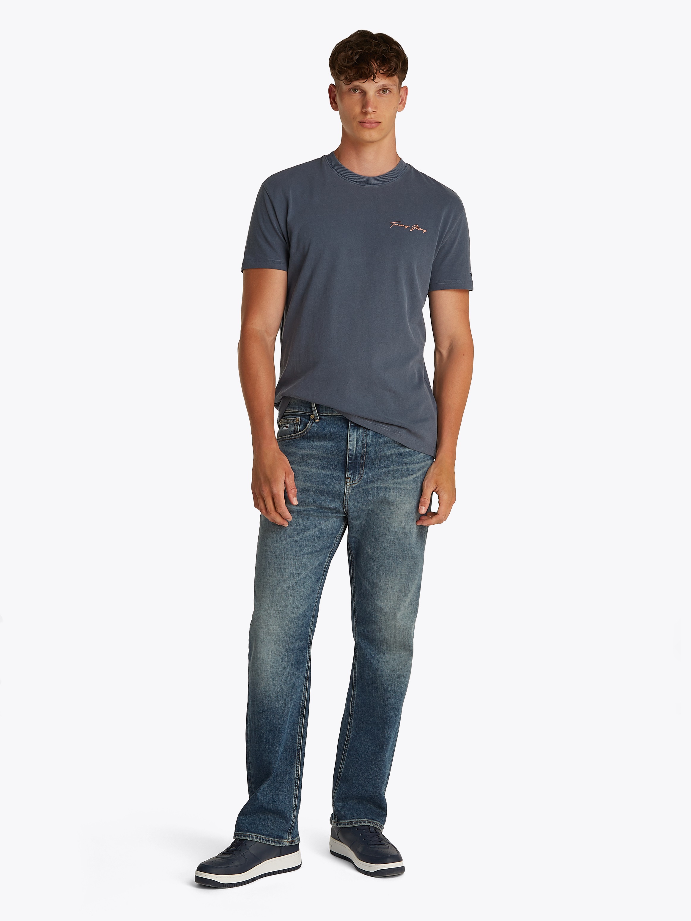 Tommy Jeans T-Shirt »TJM REG SIG SAILING SS TEE EXT«, mit großem Rückendruck