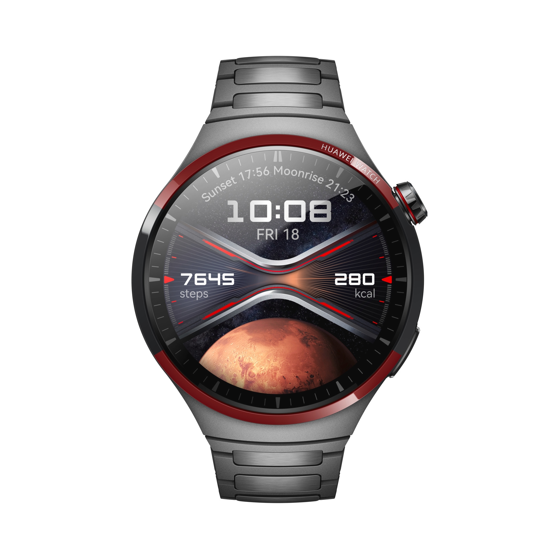 Huawei Smartwatch »Watch 4 Pro Space Edition, 3,8 cm (1,5 Zoll) AMOLED-Display«, (3,8 cm / 1,5 Zoll), Harmony OS, 32,00 GB, eSIM und LTE, SPo2, Sturzerkennung, One Touch Health)