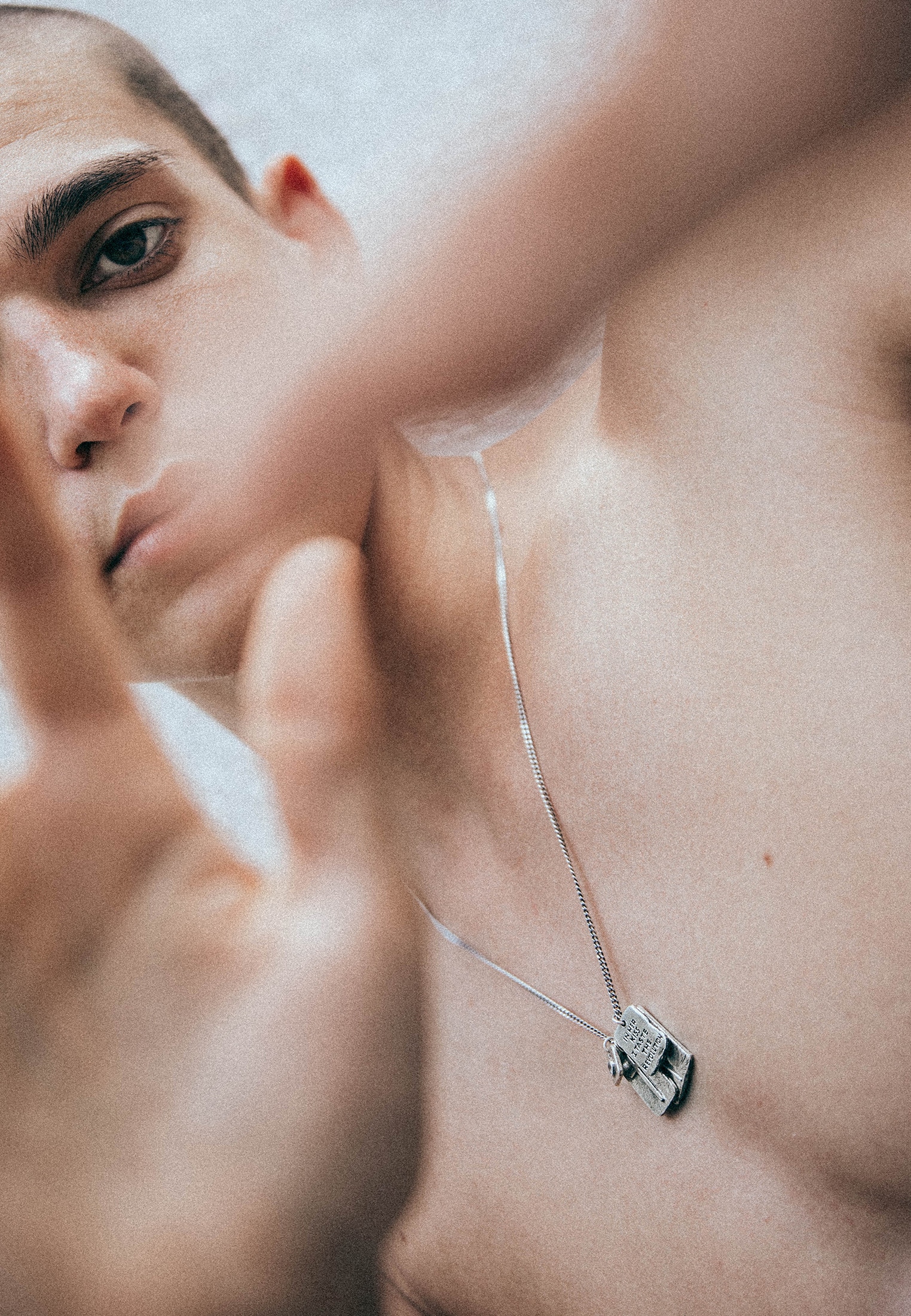 HAZE & GLORY Silberkette »Halskette Kissed by a rose 925 Silber«