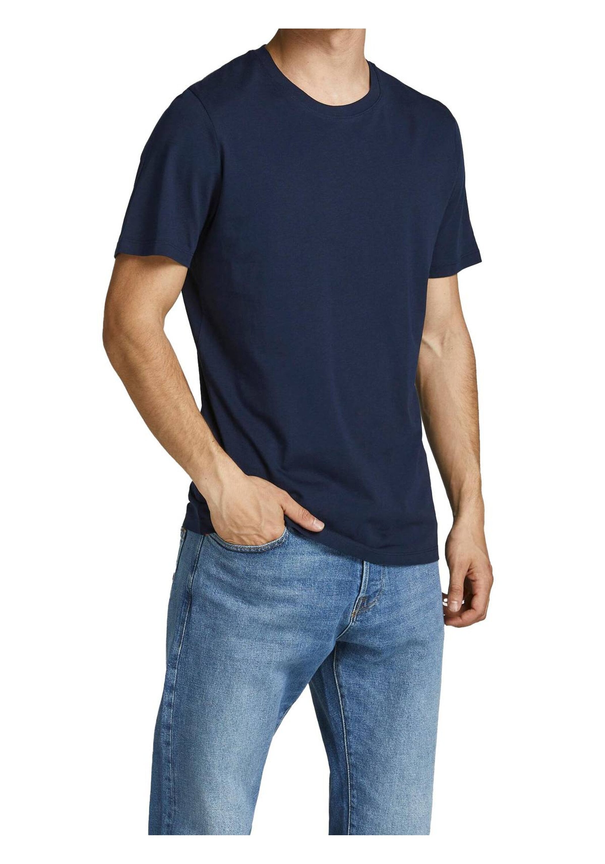 Jack & Jones T-Shirt »T-Shirt JJEORGANIC BASIC TEE O-NECK 5PK 5er Pack«