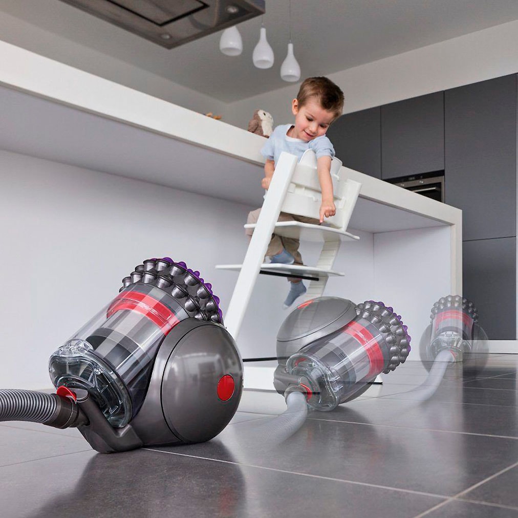 DYSON Bodenstaubsauger »Big Ball Parquet 2« 600 W mit hygienischer Behälterentleerung, der sich selbst wieder aufrichtet