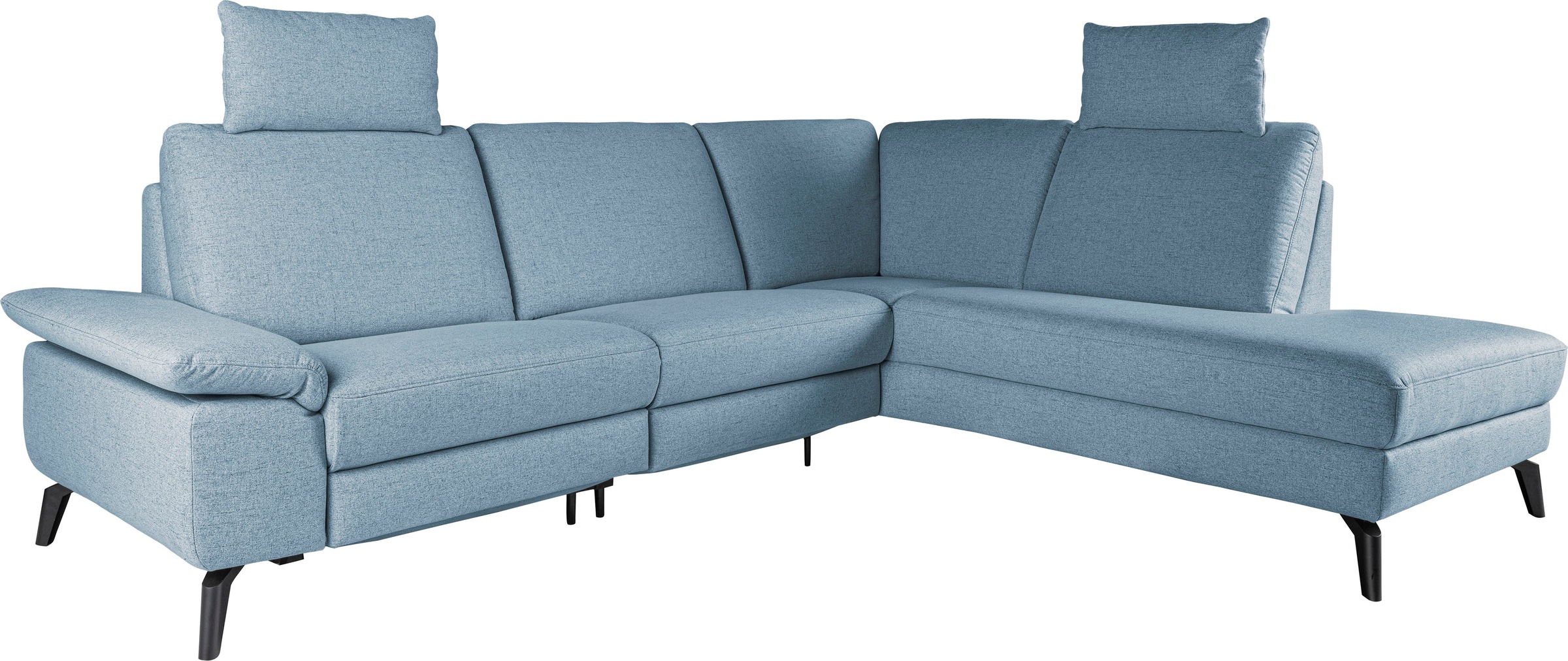 alina Ecksofa, inkl. Kopfstützen, wahlweise mit Relaxfunktion, Breite: 267 cm