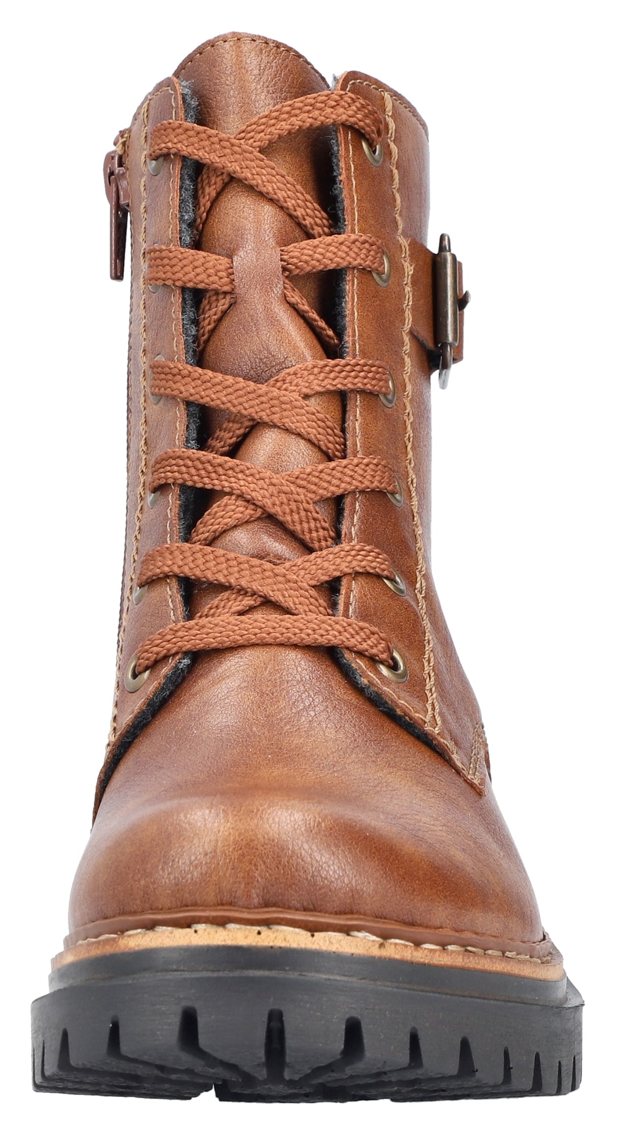 Rieker Schnürboots  , Winterstiefel, Boots mit kontrastfarbener Rahmennaht