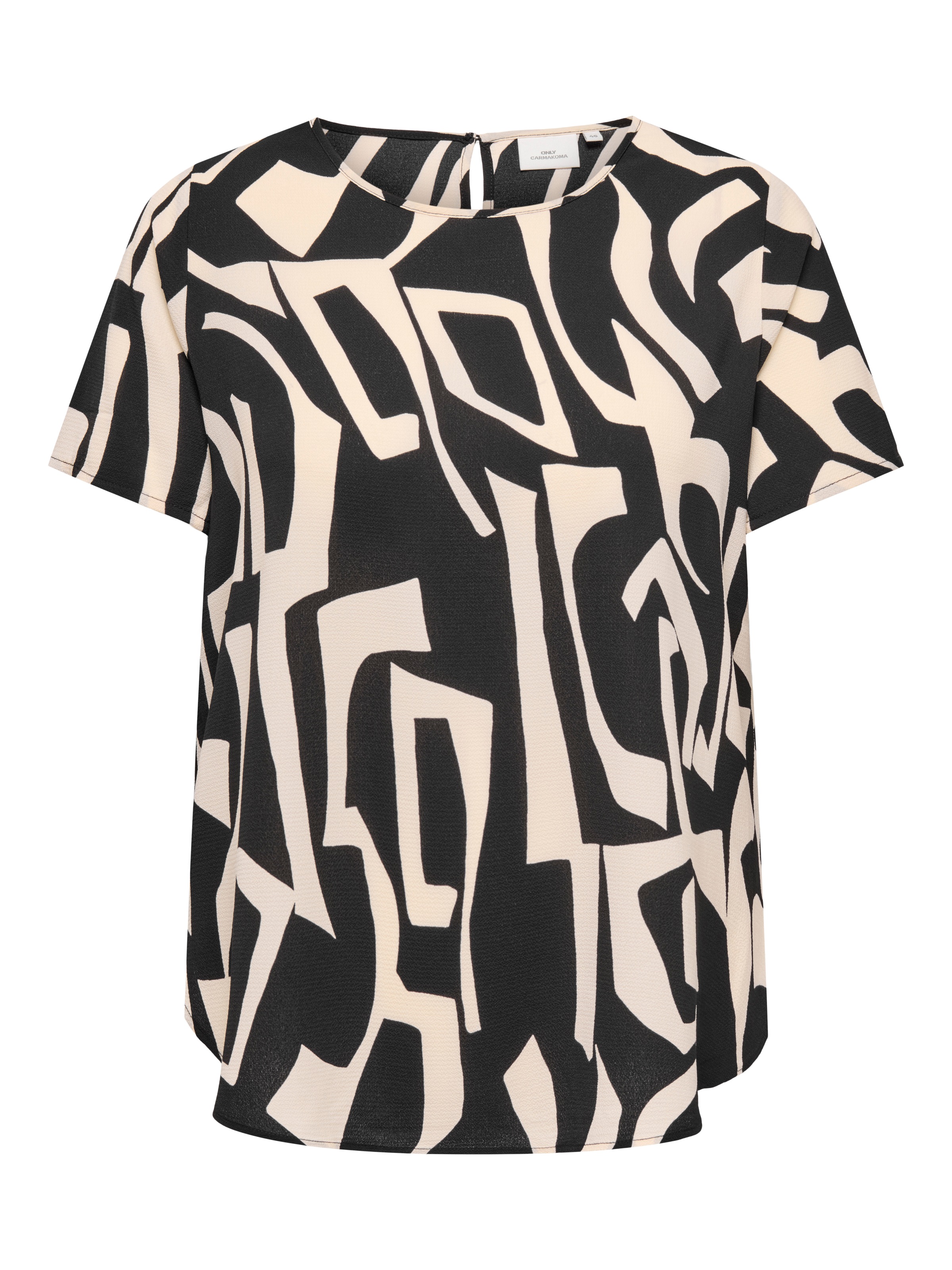 ONLY CARMAKOMA Shirtbluse »CARVICA SS TOP WVN NOOS«