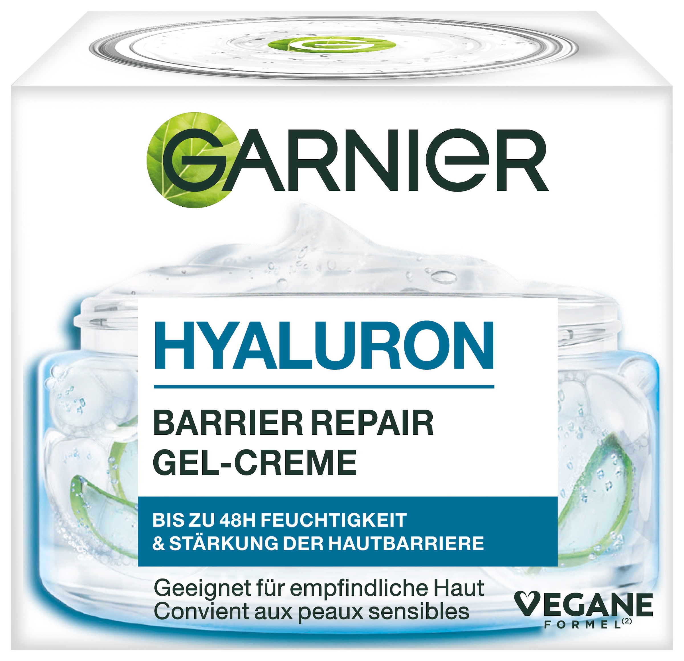 GARNIER Gesichtsgel »Garnier Hyaluron Barrier Repair Gel-Creme« feuchtigkeitsspendend, schützt und pflegt