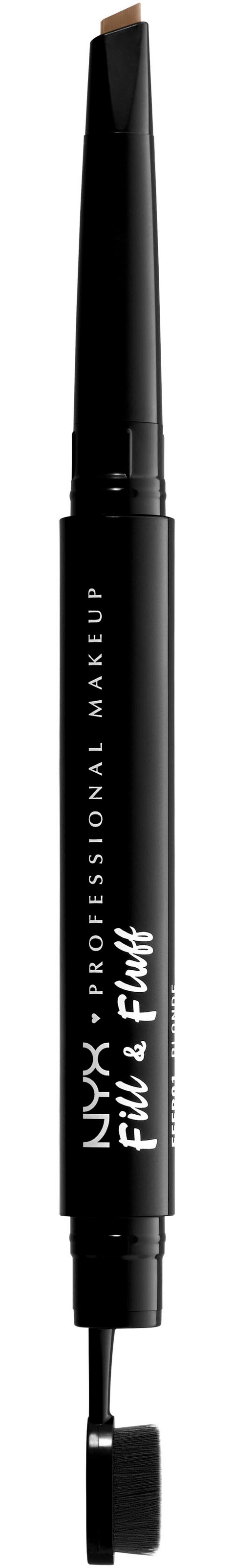 NYX PROFESSIONAL MAKEUP, Damen, Augenbrauen-Stift »FILL & FLUFF EYEBROW POMADE PENCIL« mit dichter Härchenbürste, Taupe, Taupe, Make-Up von NYX 