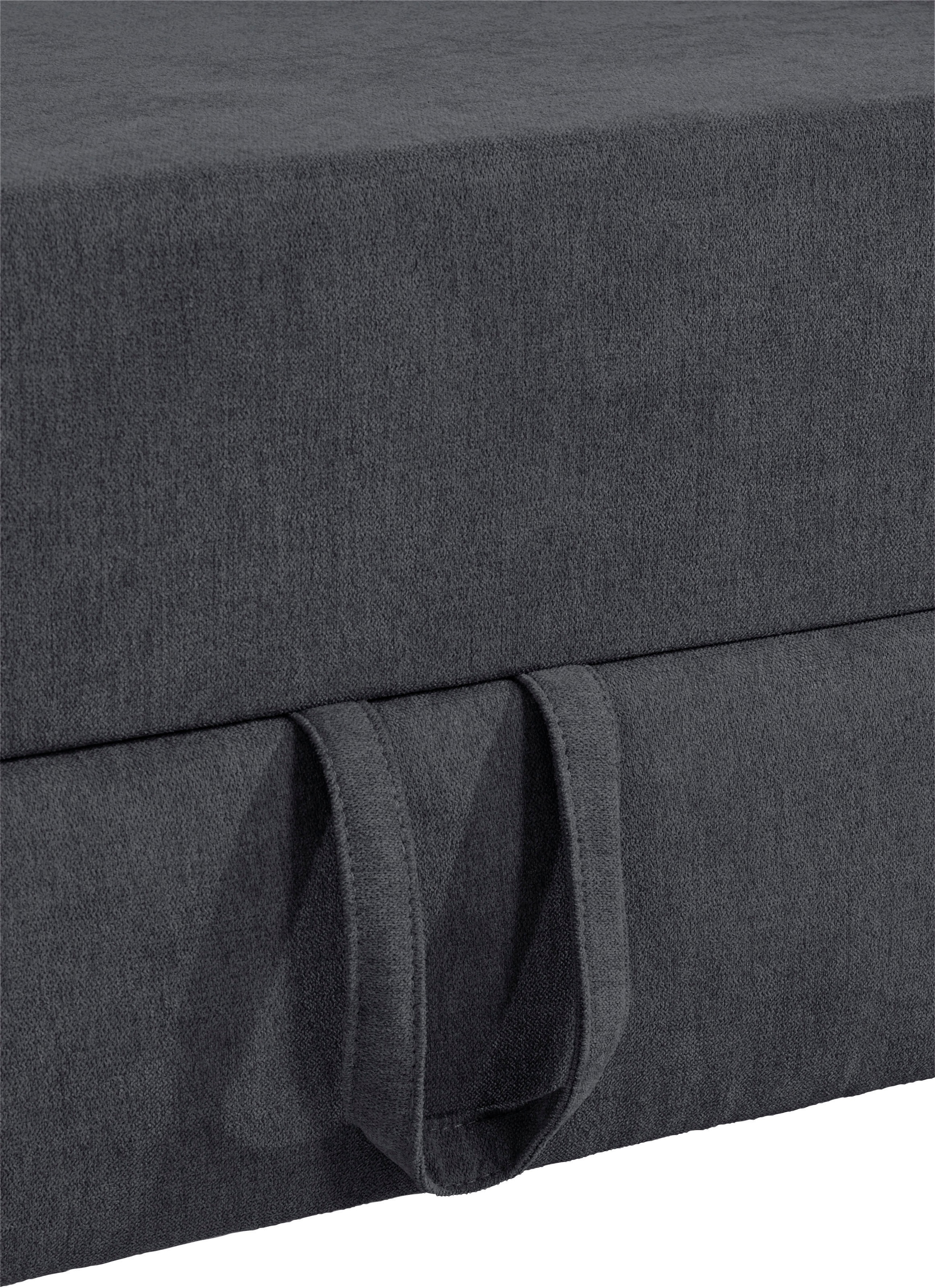 sit&more Ecksofa »Melissa L-Form«, klassisches Polsterprogramm, wahlweise Bettfunktion und Schubkasten