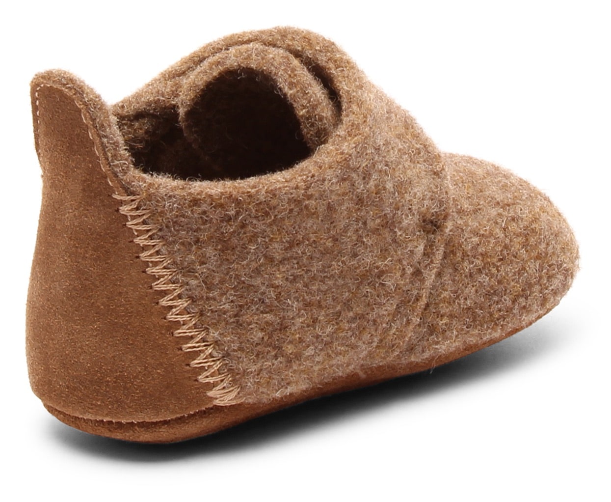 Bisgaard Hausschuh »Bisgaard Baby Wool«, Wagenschuh, Babyschuh, Schlupfschuh mit Klettverschluss