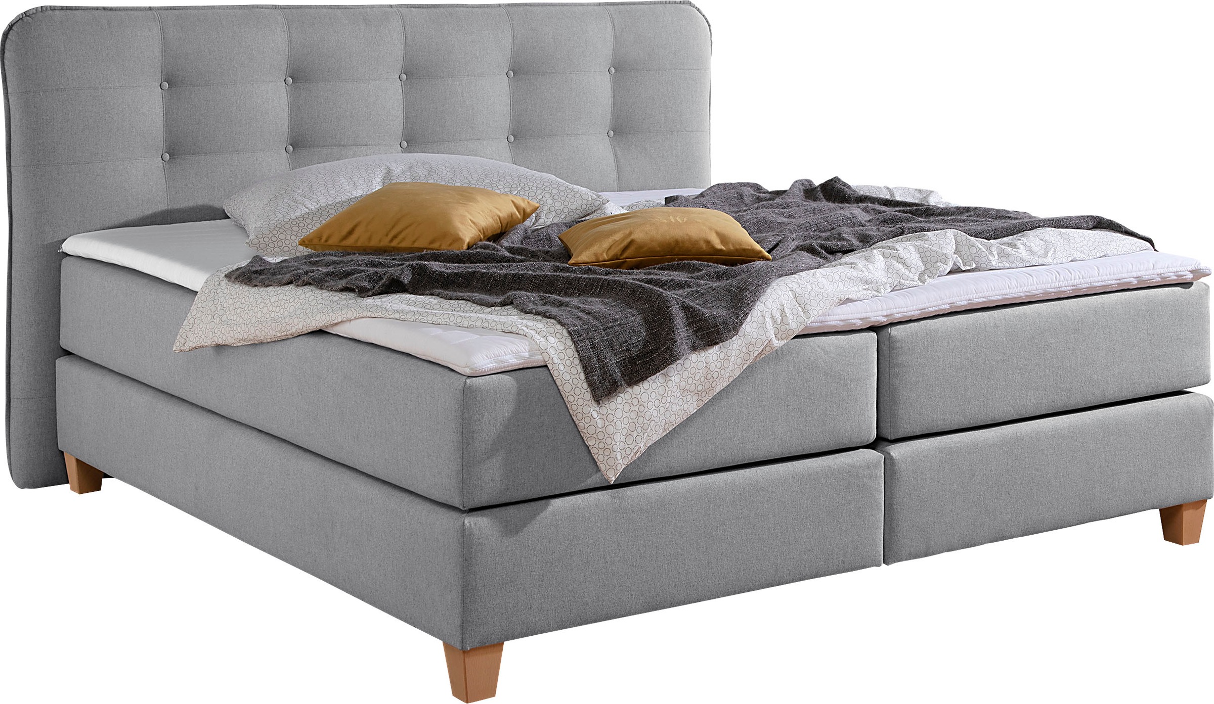 Home affaire Boxspringbett, inklusive Komfortschaum-Topper
