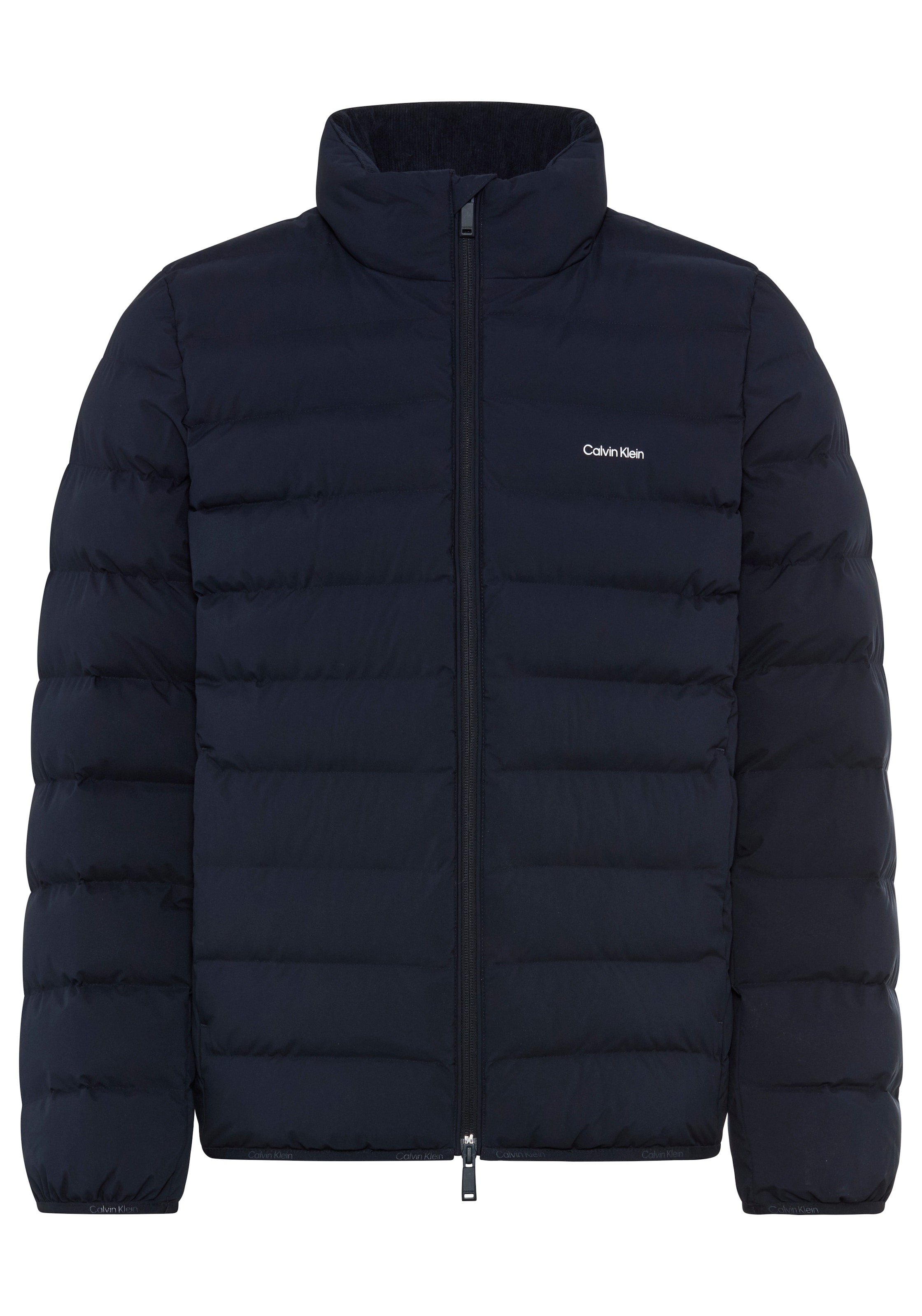Calvin Klein Steppjacke Stehkragen, 2-Wege-Zipper, Regular Fit