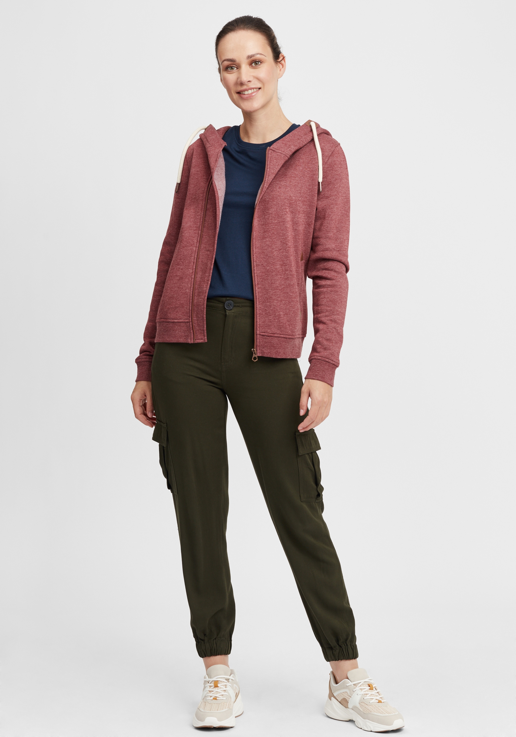 OXMO Kapuzensweatjacke »Kapuzensweatjacke OXVicky«
