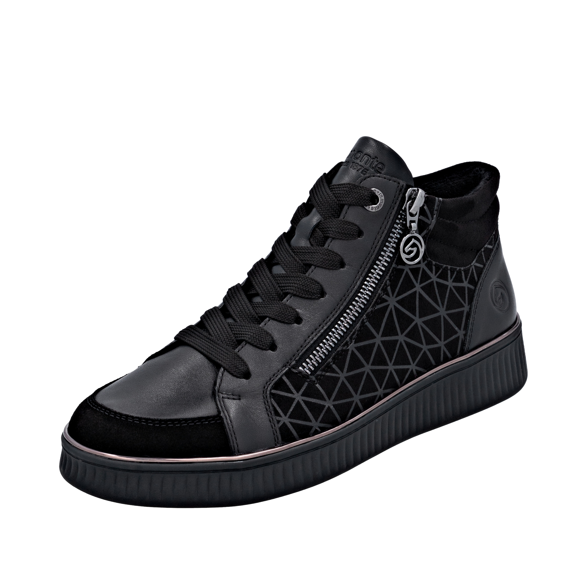 Remonte Sneakerboots  Schnürboots, Stiefelette mit seitlichem Reißverschluss